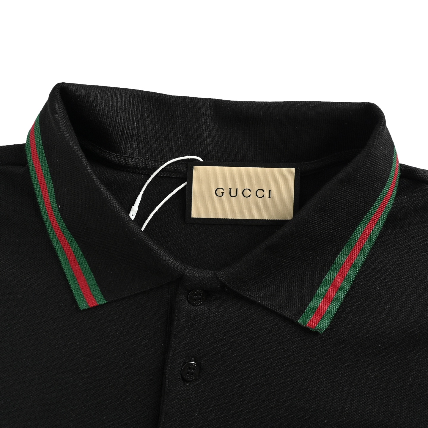 Gucci/古驰 25ss 双G字母小标压胶短袖 双面丝光长绒棉