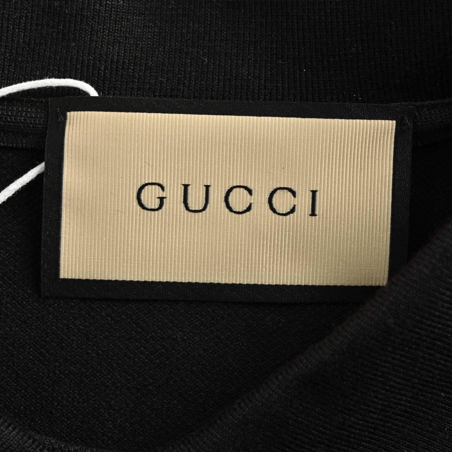 Gucci/古驰 25ss 双G字母小标压胶短袖 双面丝光长绒棉