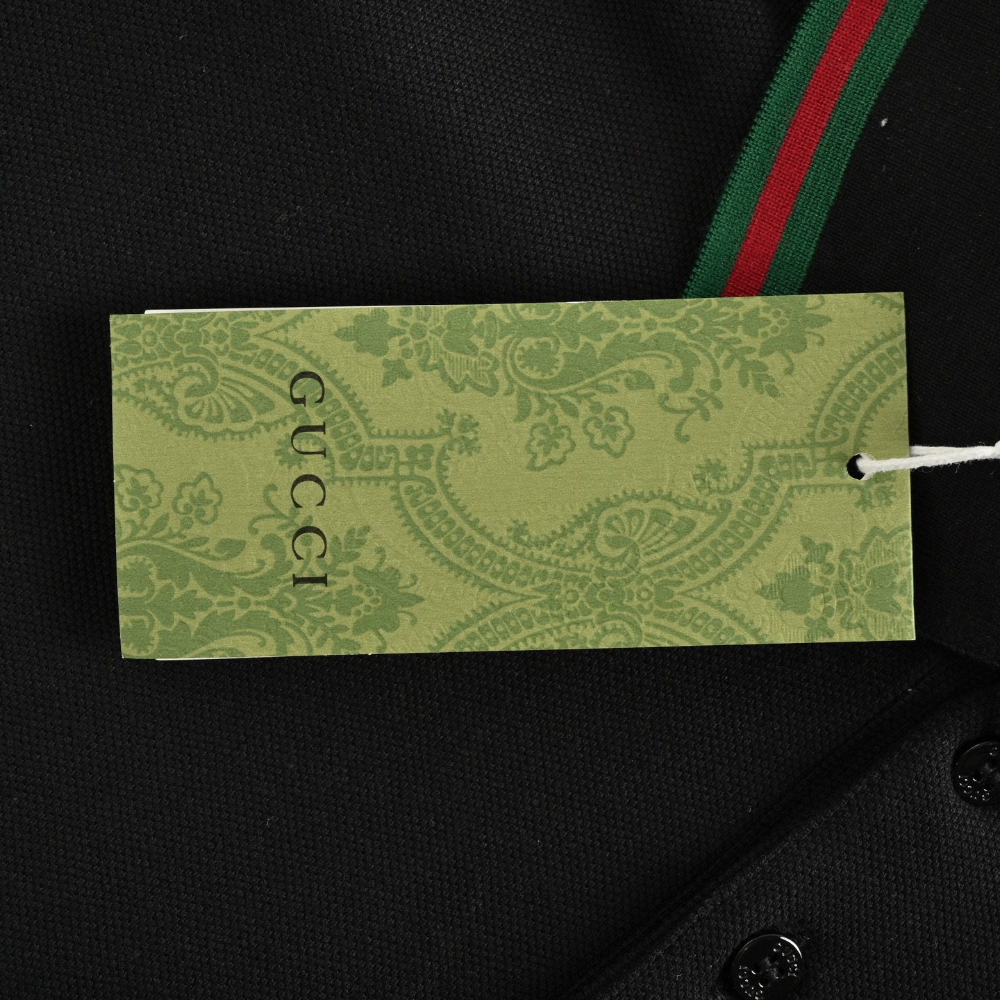 Gucci/古驰 25ss 双G字母小标压胶短袖 双面丝光长绒棉
