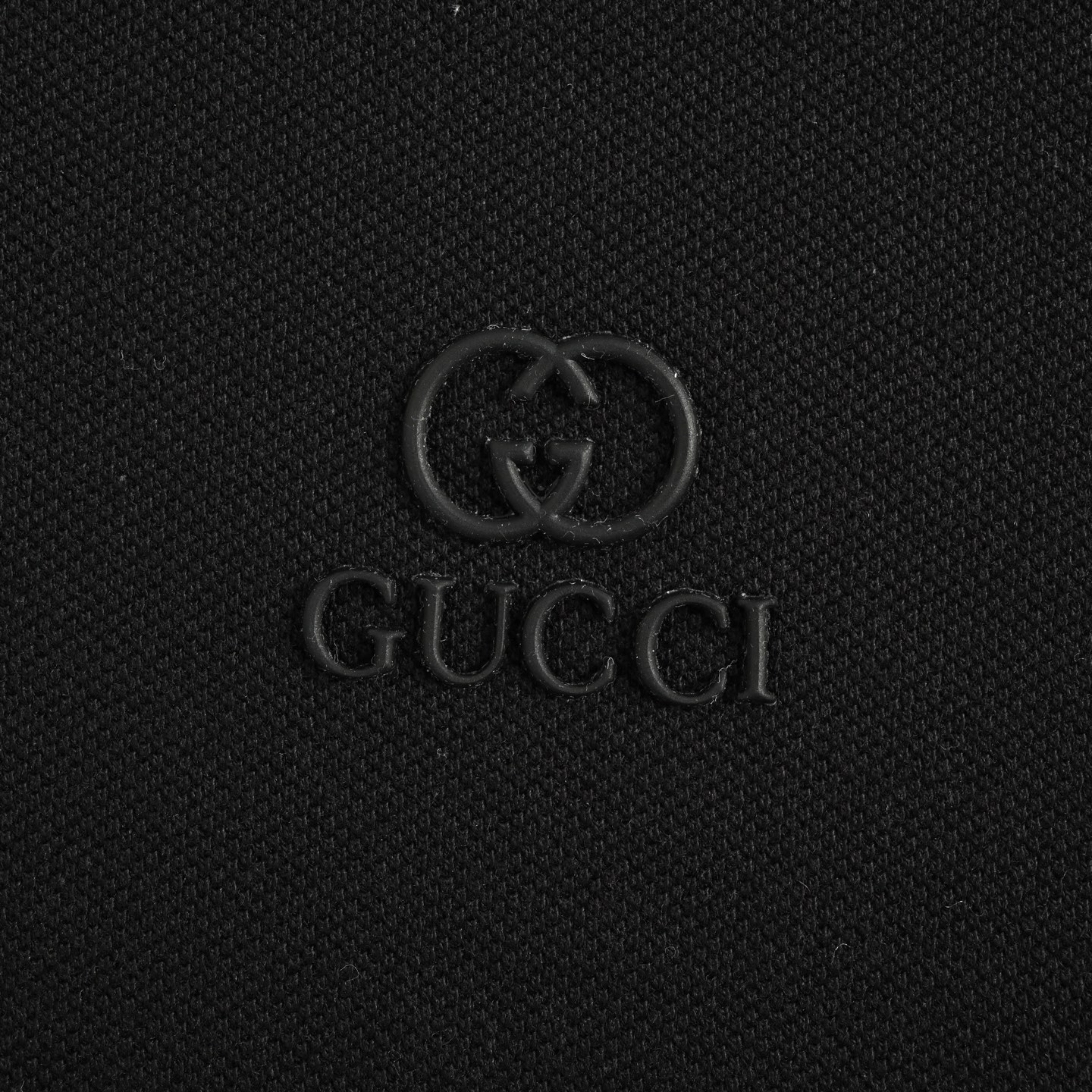 Gucci/古驰 25ss 双G字母小标压胶短袖 双面丝光长绒棉