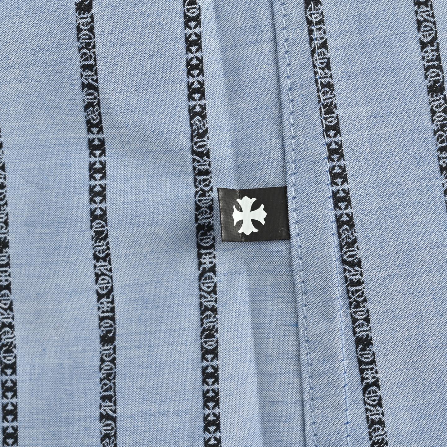 Chrome Hearts/克罗 梵文满印色织长袖衬衫