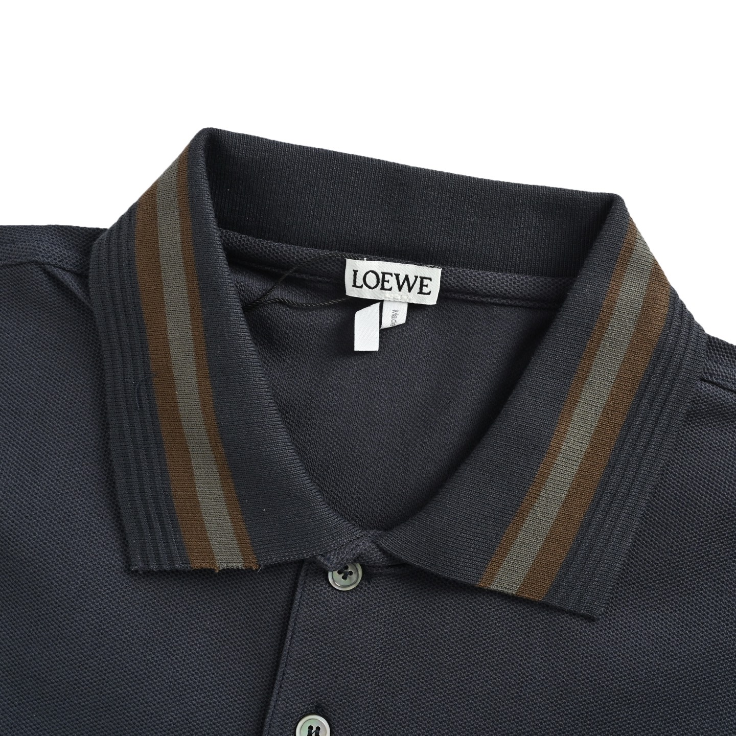 Loewe/罗意威 胸口拼色刺绣徽标Polo短袖
