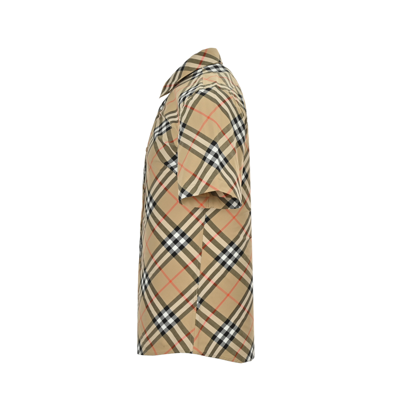 Burberry/巴宝莉 经典斜格纹短袖衬衫