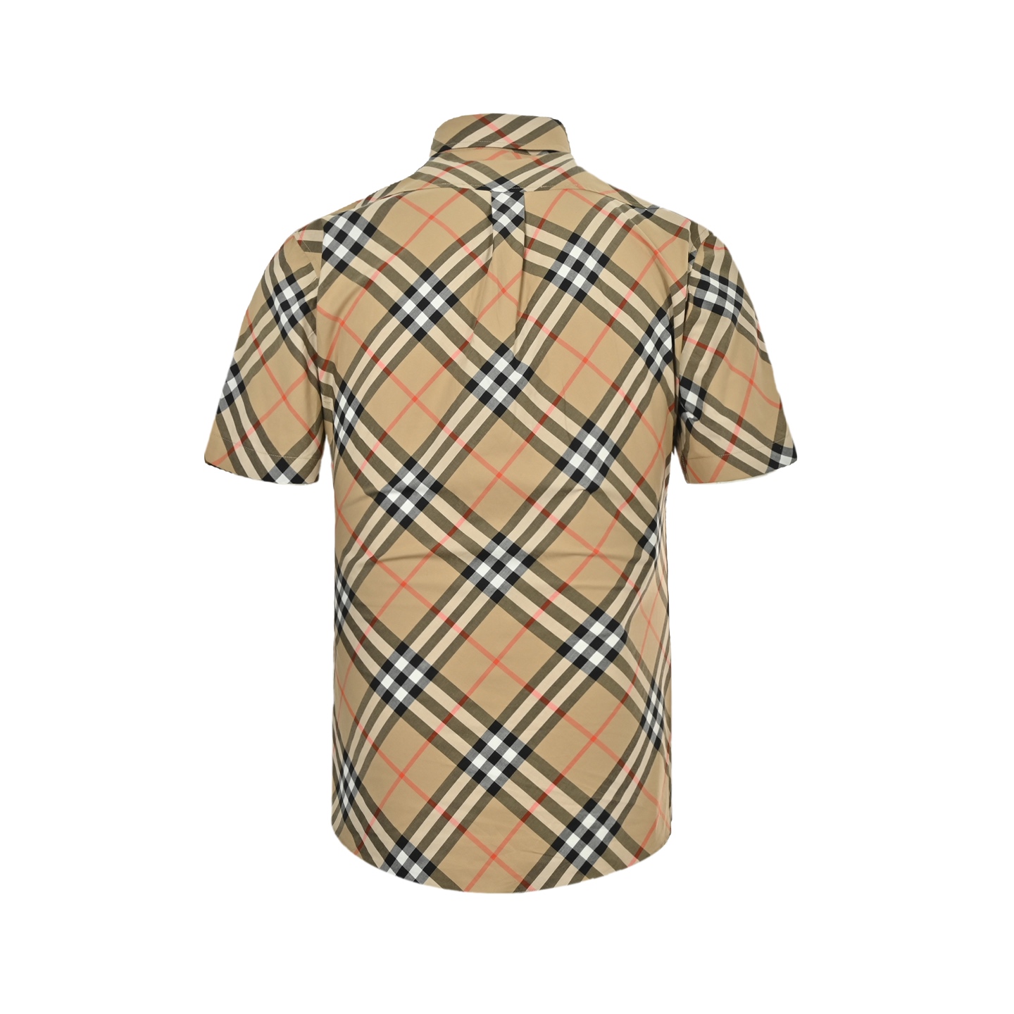 Burberry/巴宝莉 经典斜格纹短袖衬衫