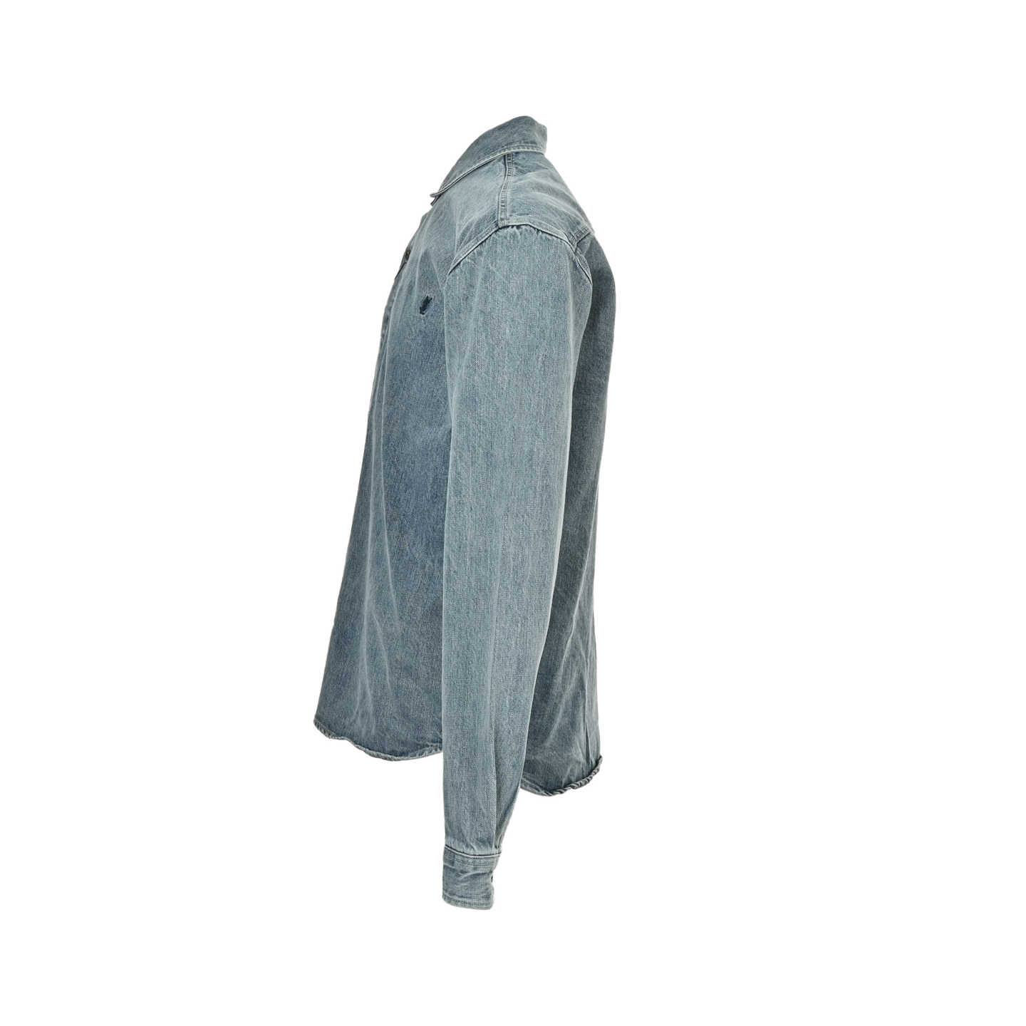 Saint Laurent/圣罗兰 25ss 刺绣标识牛仔衬衫外套