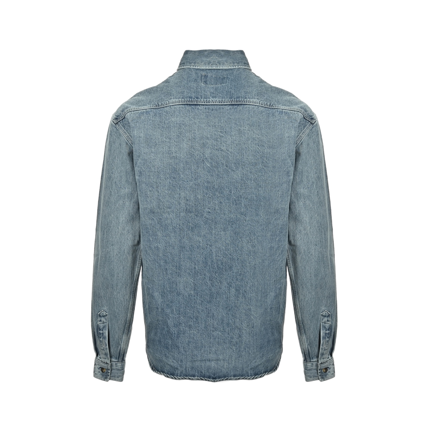 Saint Laurent/圣罗兰 25ss 刺绣标识牛仔衬衫外套