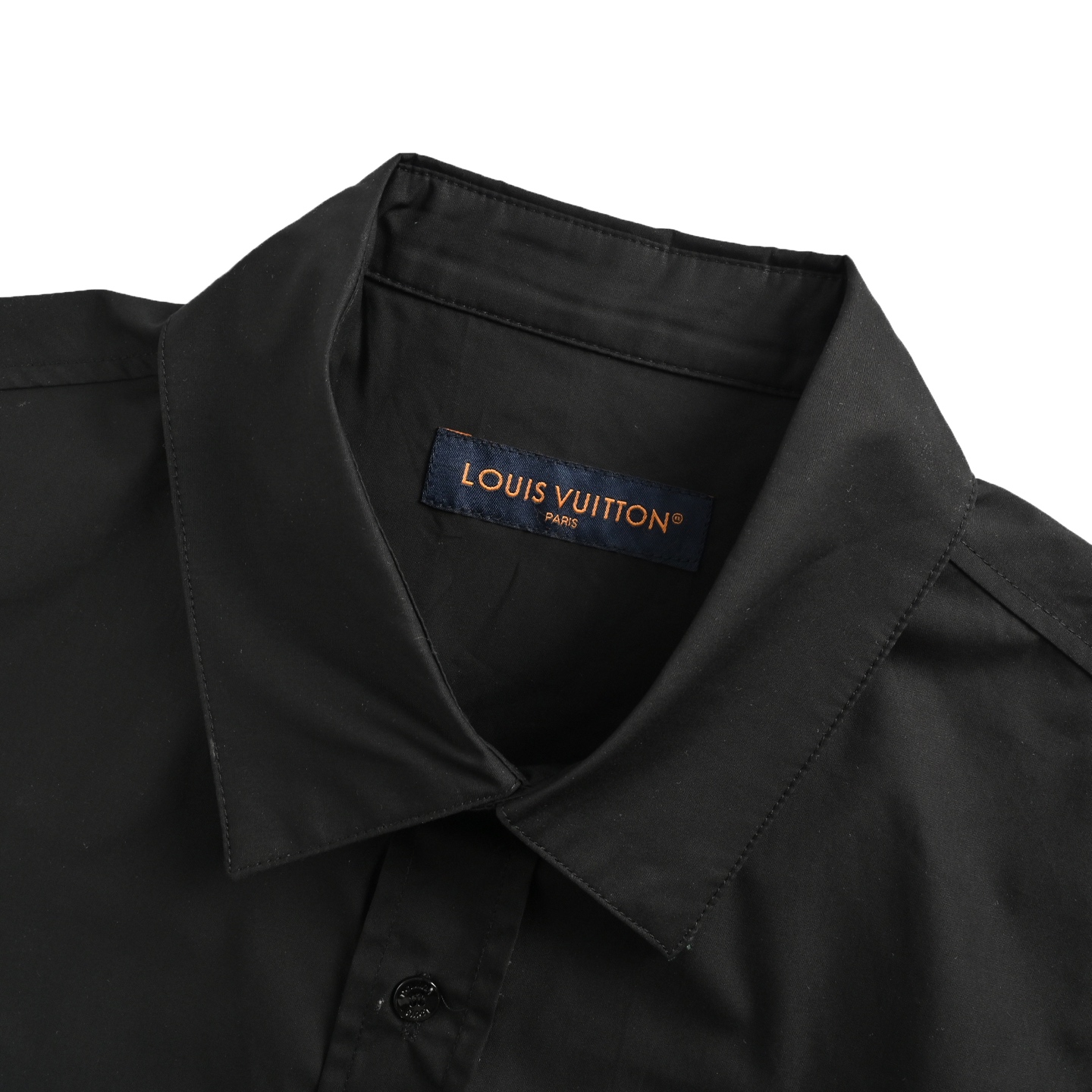 Louis Vuitton 25SS Monogram Embroidered Short Sleeve Shirt Black 5 i1747485704846 7700 0 3