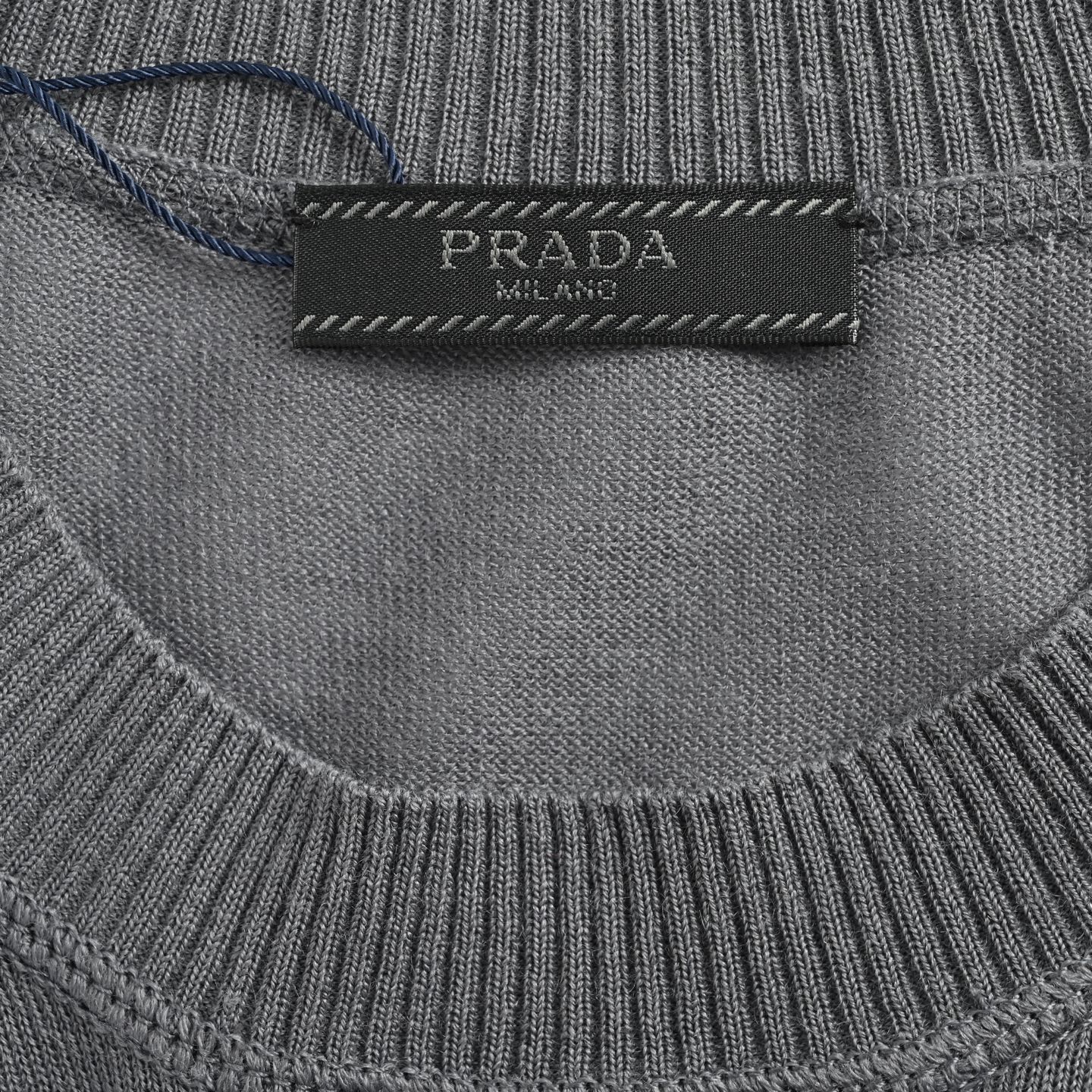 Prada/普拉达 25ss 经典徽标logo提花针织短袖