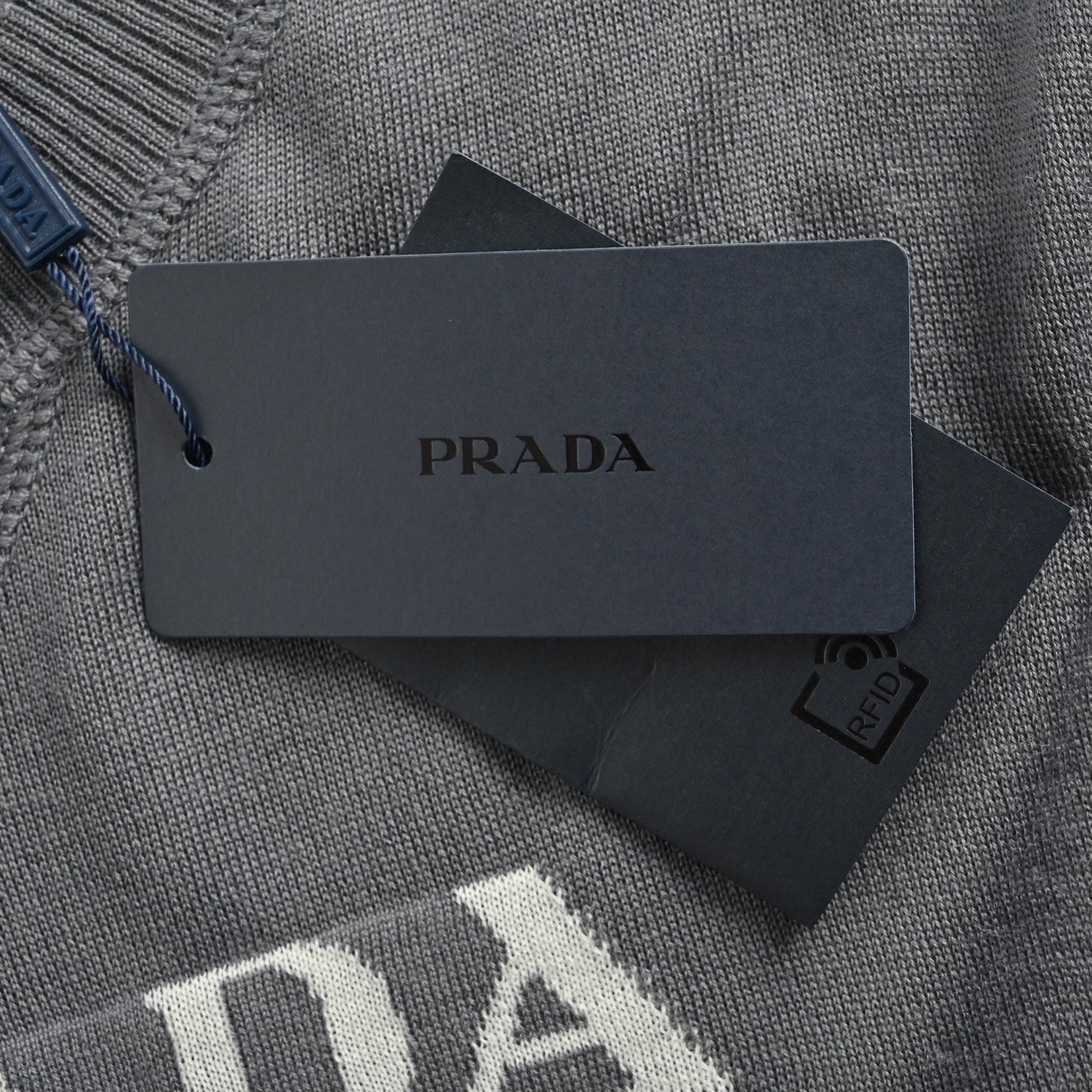 Prada/普拉达 25ss 经典徽标logo提花针织短袖