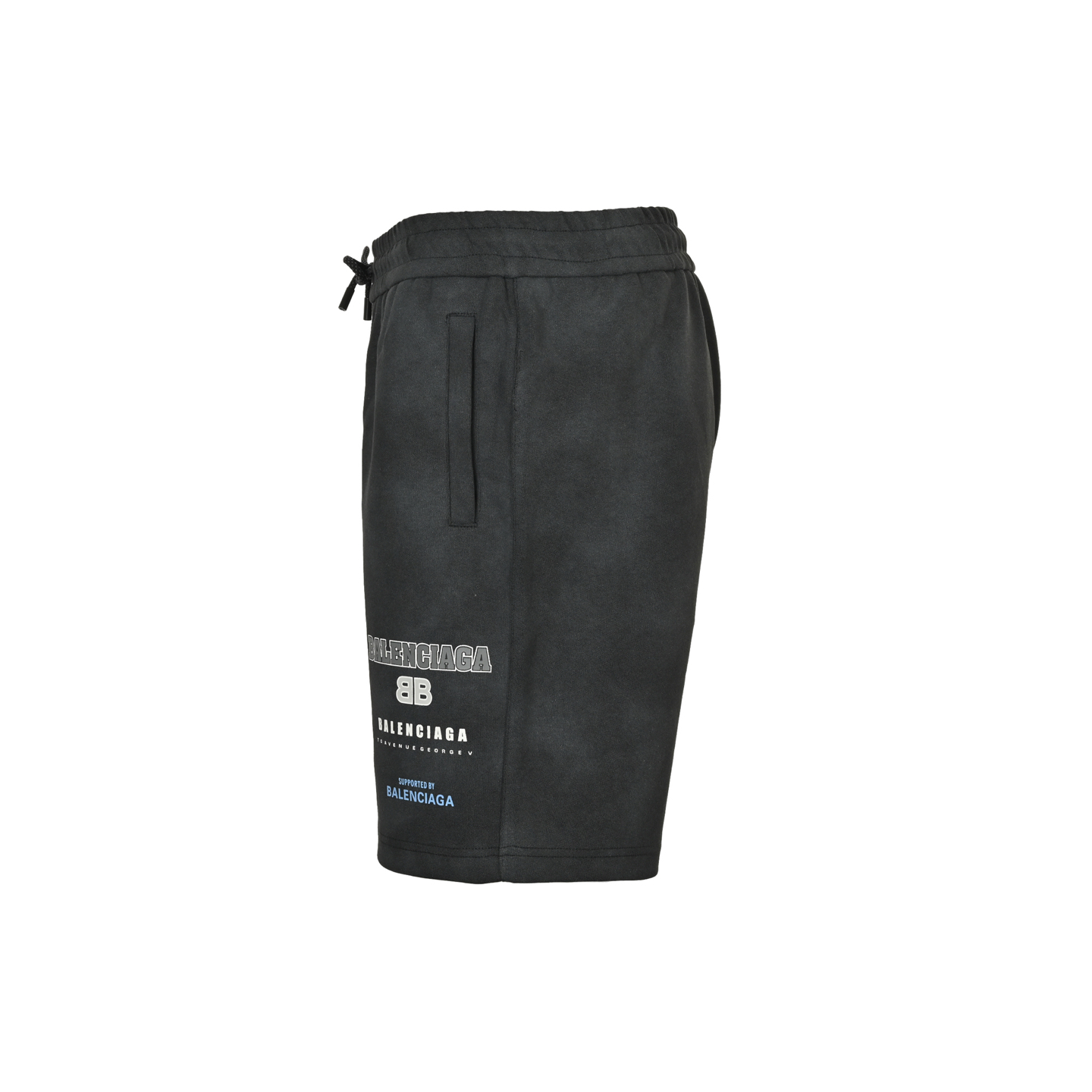 Balenciaga Washed Logo Print Shorts - Custom Fabric, Unisex Style 3 i1747565286625 8645 0 1