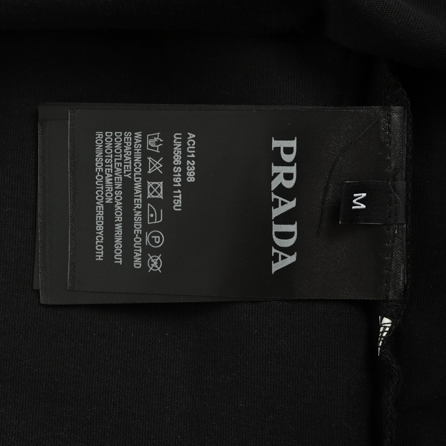Prada Hand-Painted Logo Graphic Tee - Gradient Wash, Relaxed Fit, Cotton Fabric 6 i1747565745976 4652 0 5