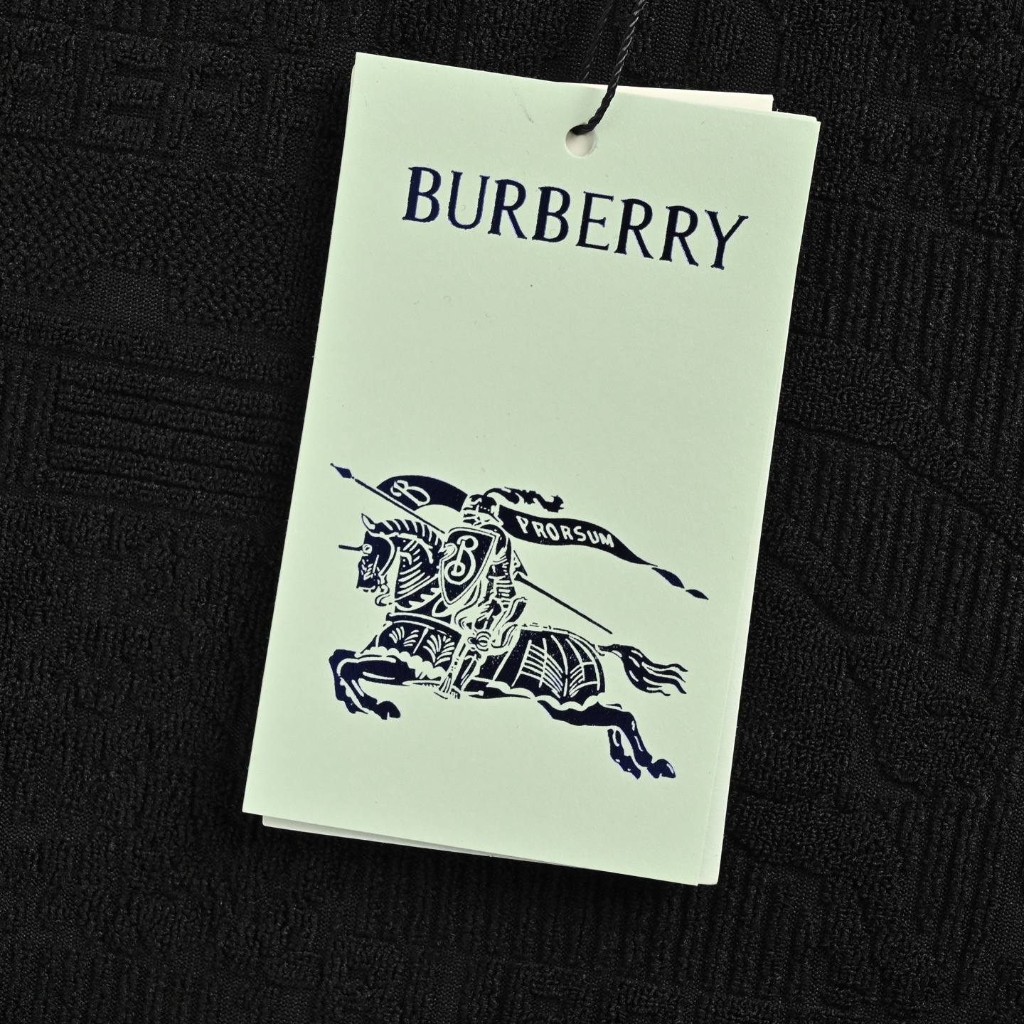 Burberry Men's Black TB Monogram Jacquard Cotton T-Shirt 7 i1747568598089 2826 0 6