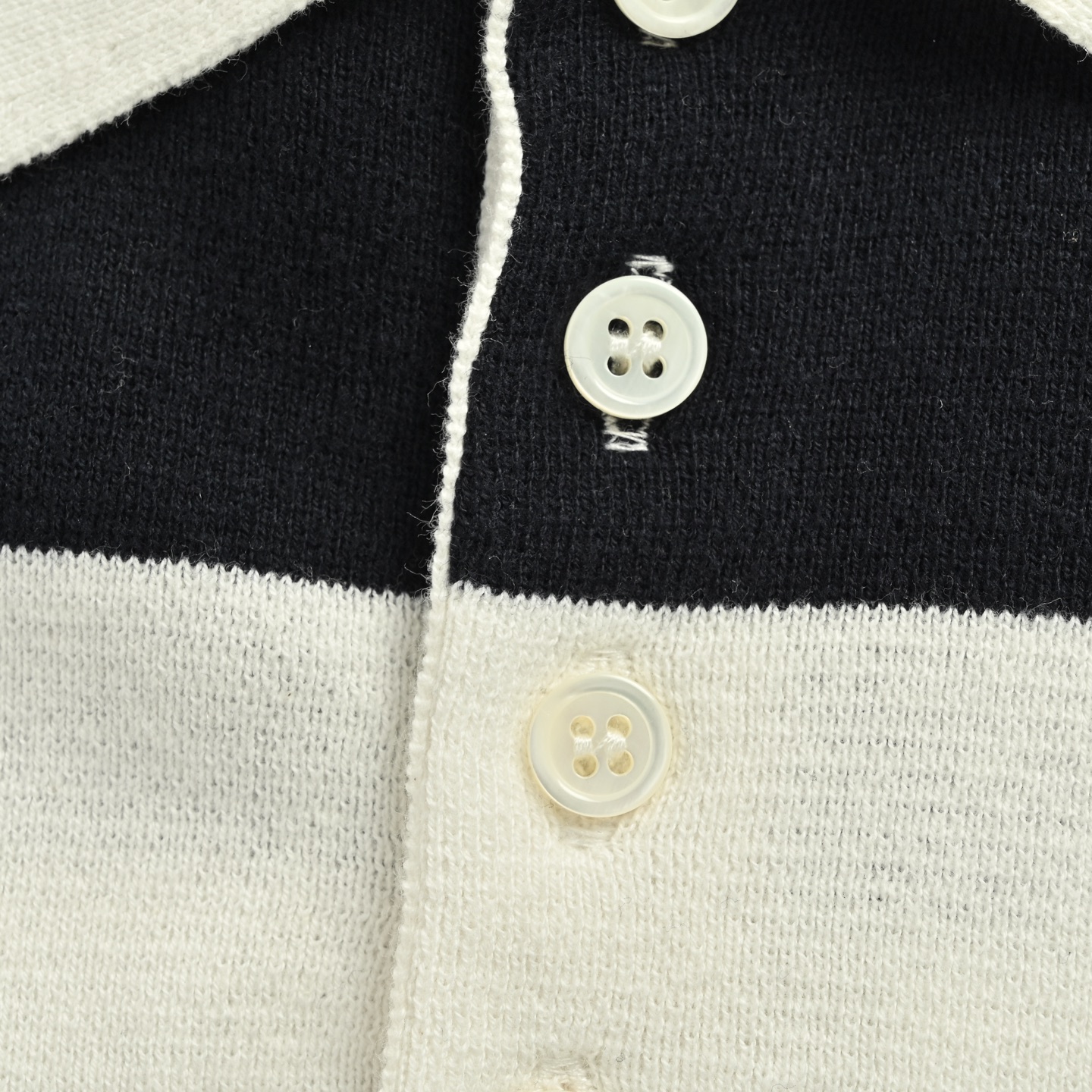 Thom Browne Striped Knitted Polo Shirt - Short Sleeve Cotton Blend Top 9 i1747651230293 4763 0 7