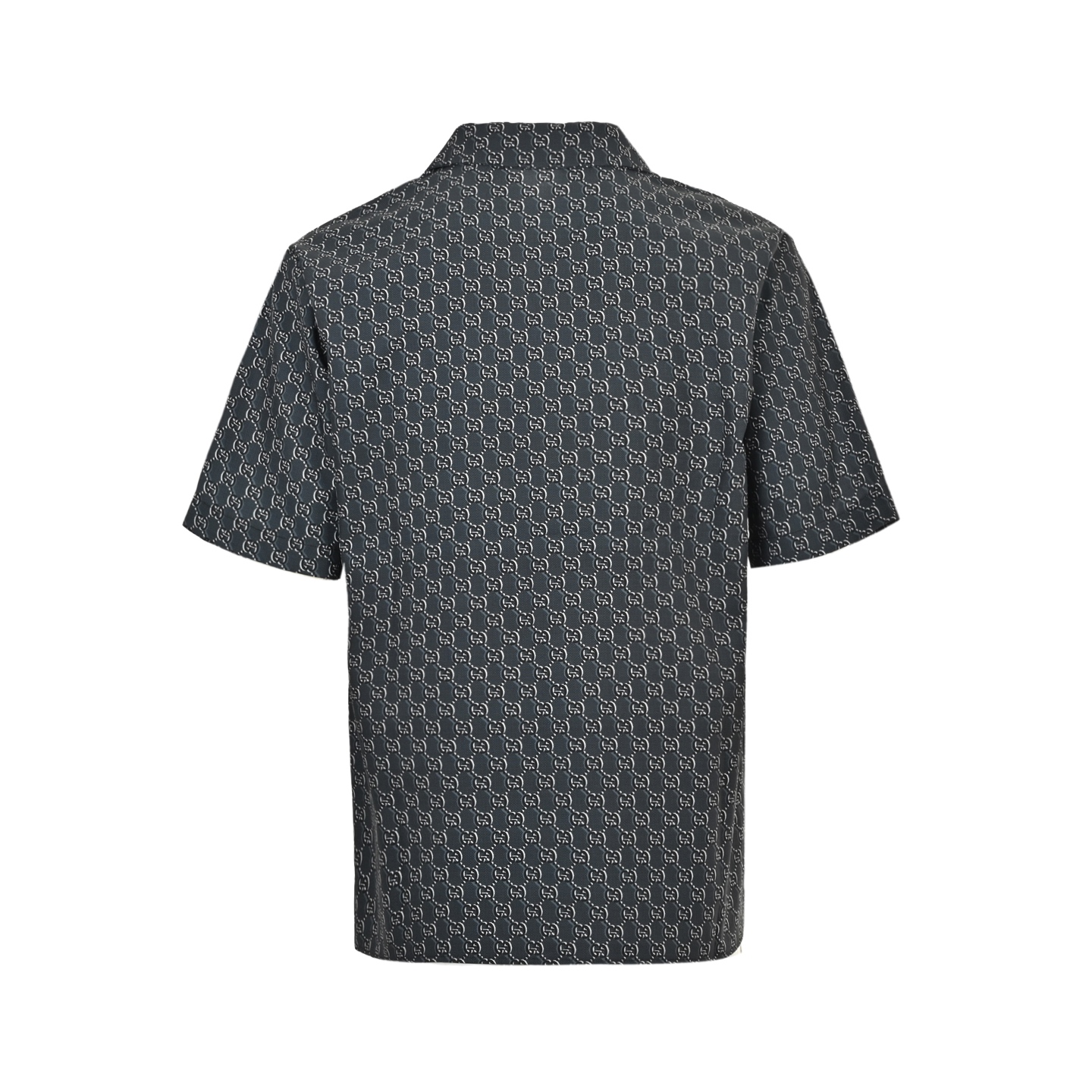 Gucci/古驰 25ss 满印老花短袖衬衫