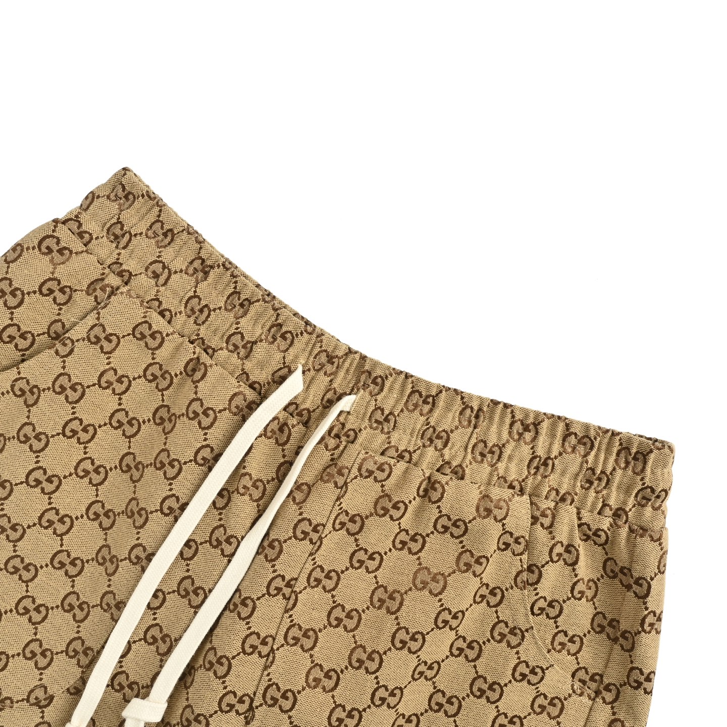 Gucci x The North Face Double G Jacquard Khaki Shorts - Limited Edition 5 i1747740538612 5895 0 3