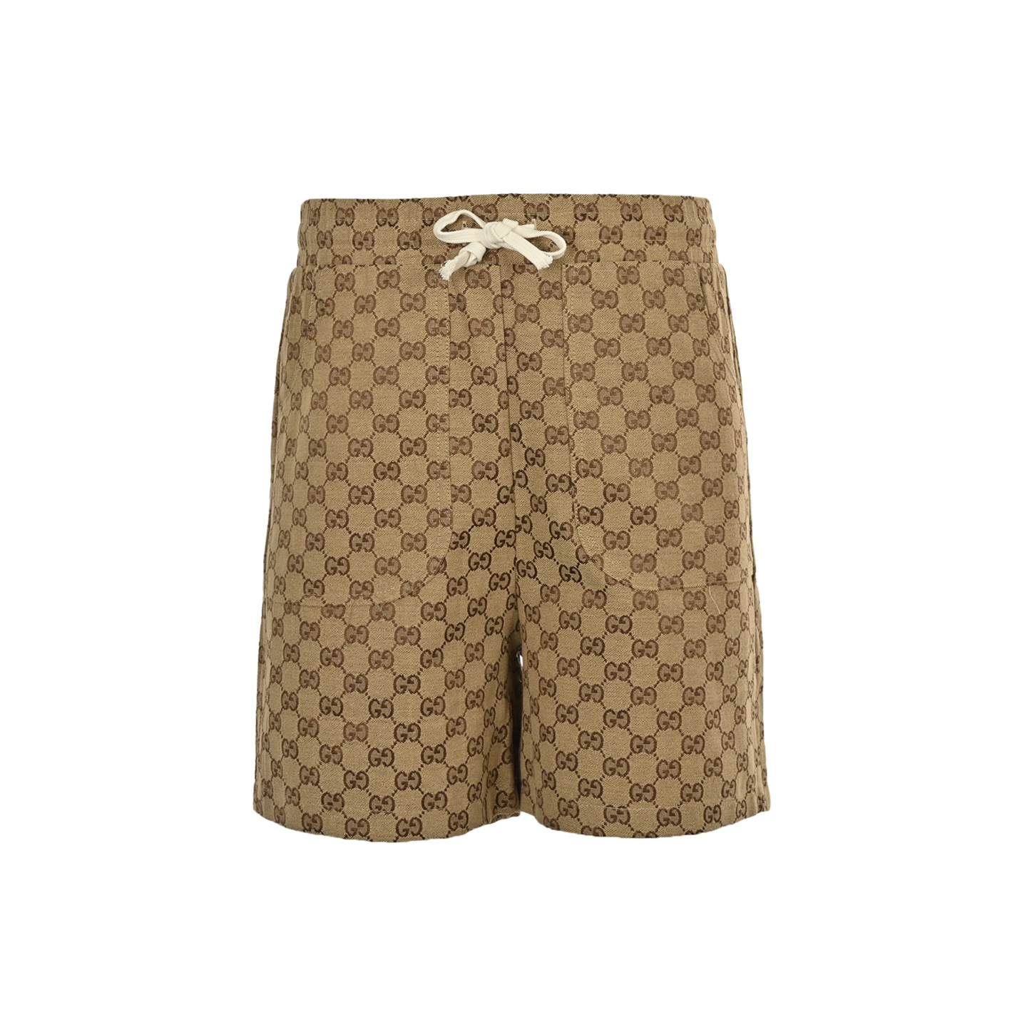 Gucci x The North Face Double G Jacquard Khaki Shorts - Limited Edition 2 i1747740545925 9669 0 0