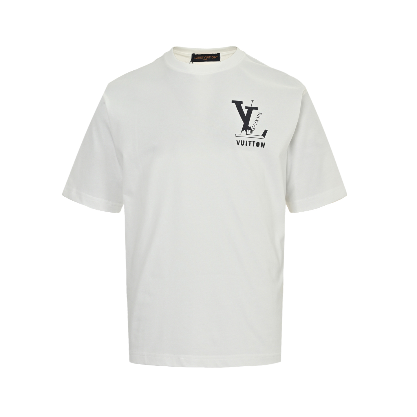 Louis Vuitton 25SS Back Logo Print Short Sleeve Tee - Unisex, Oversized Fit