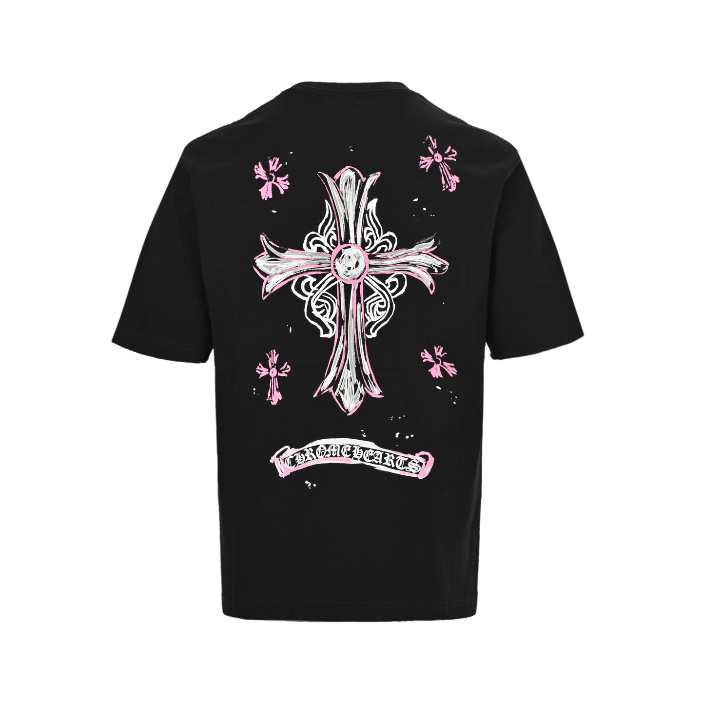 Chrome Hearts/克罗心 25ss 手绘十字架印花短袖