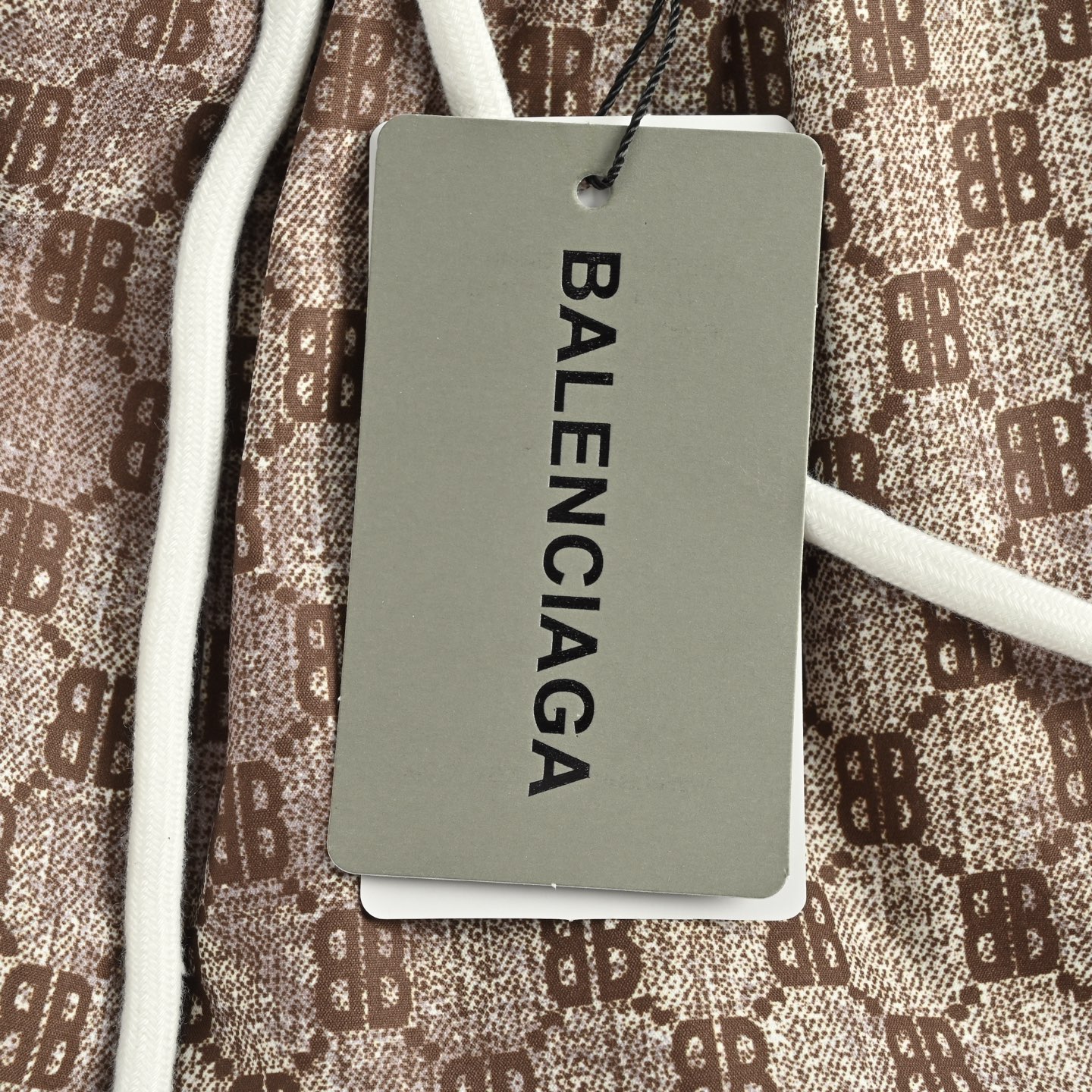 Balenciaga/巴黎世家 25ss BB满印尼龙短裤