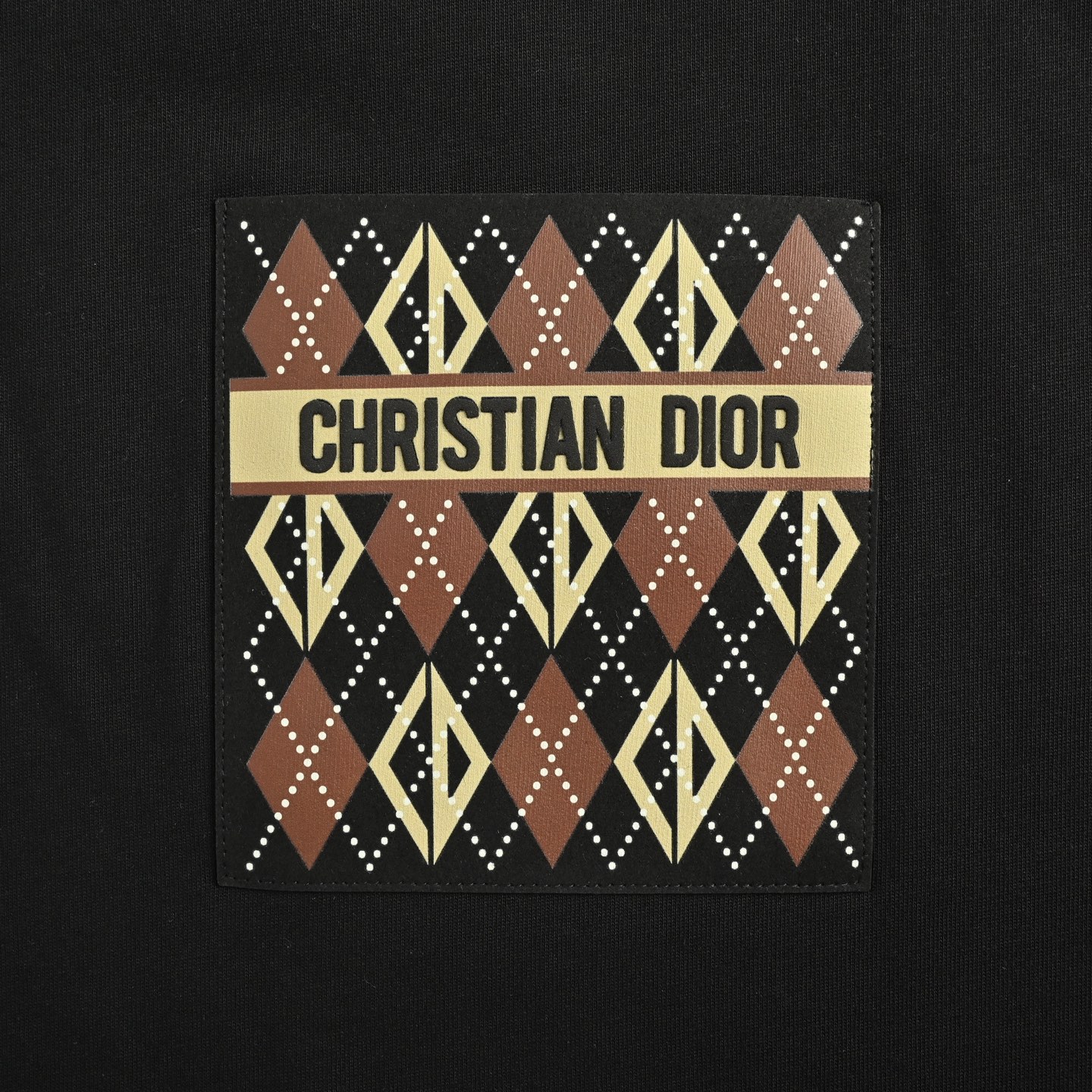 Dior/迪奥 25ss 菱形皮标口袋短袖 Dior新款短袖