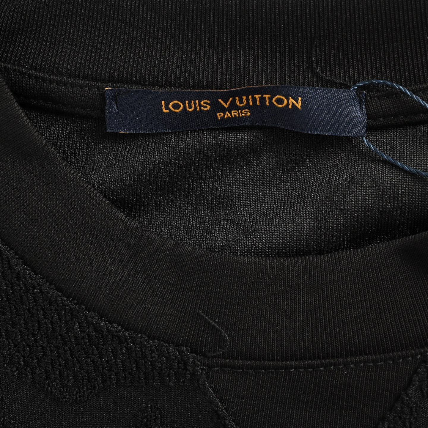 Louis Vuitton/路易威登 25ss 暗纹老花Logo棋盘格提花短袖