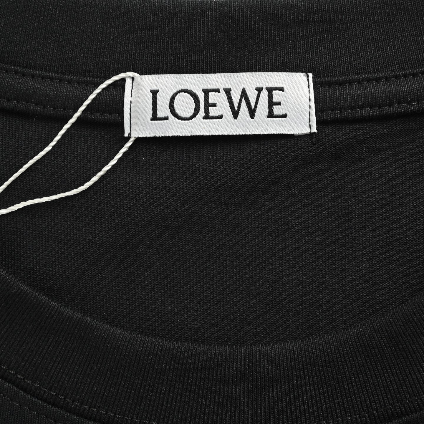 Loewe/罗意威 25ss 荧光绿压胶logo短袖