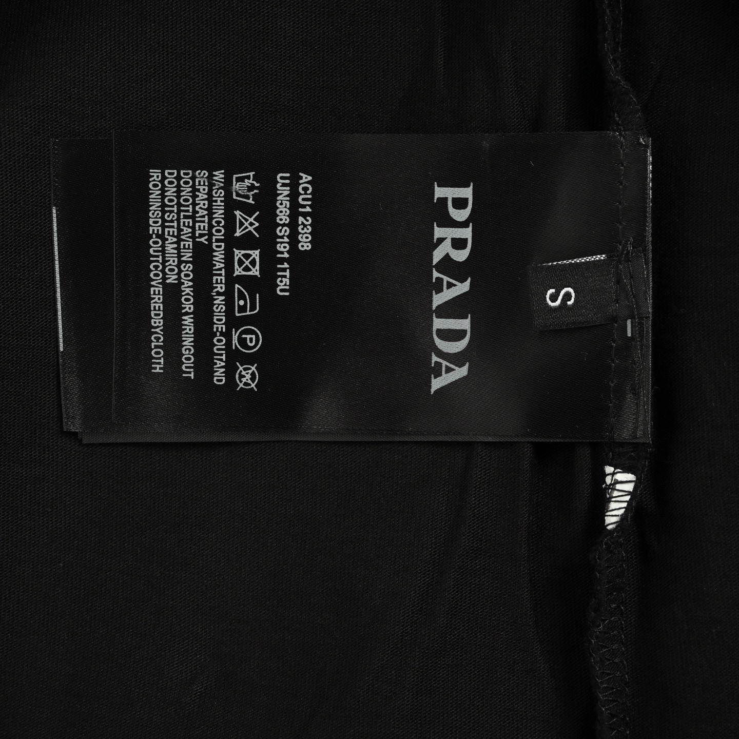 Prada/普拉达 手绘字母水洗短袖