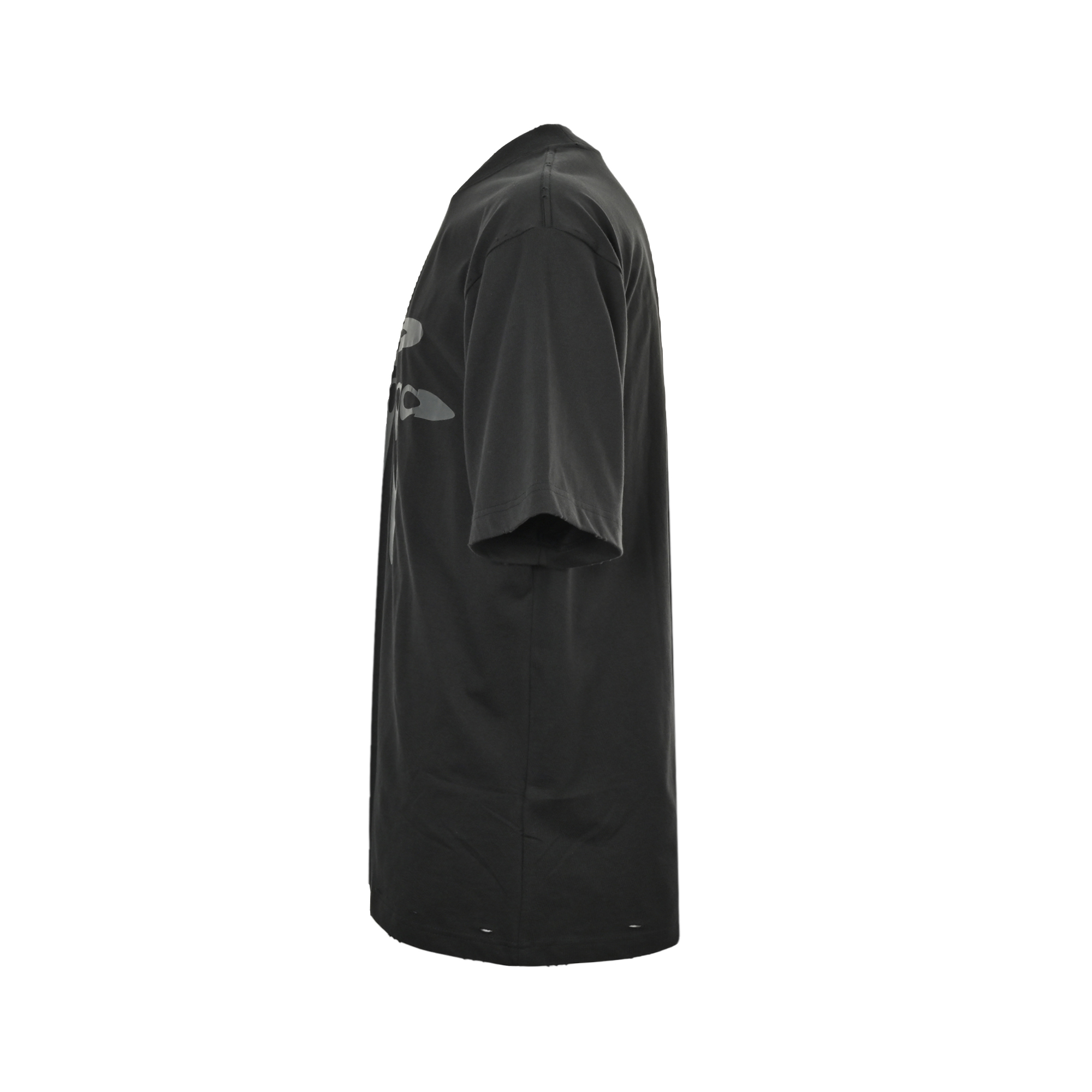 Balenciaga/巴黎世家 25ss 融化logo裂纹印花短袖 BLCG裂纹印花T恤
