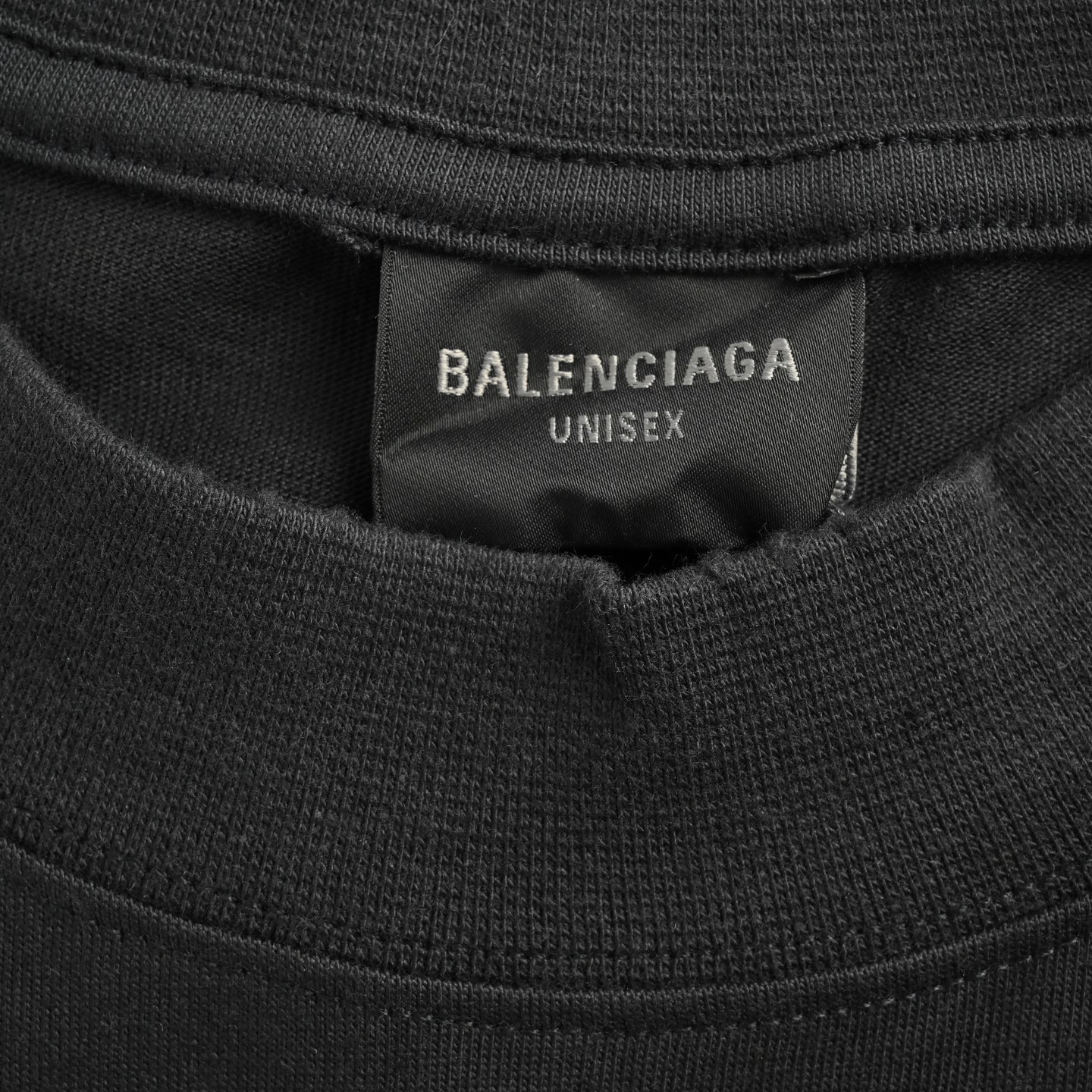 Balenciaga/巴黎世家 25ss 融化logo裂纹印花短袖 BLCG裂纹印花T恤