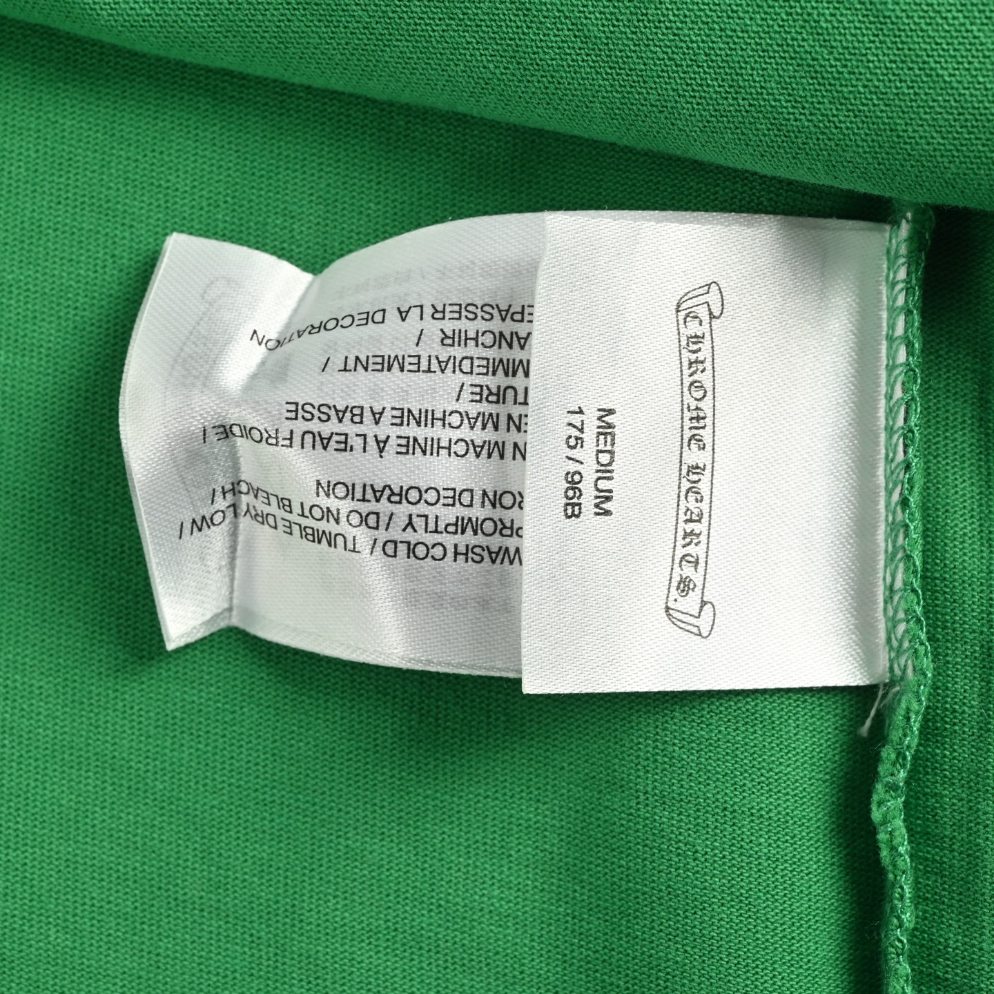 ChromeHearts/克罗心 25ss 涂鸦十字架贴布刺绣水洗短袖 黑色 白色 绿色