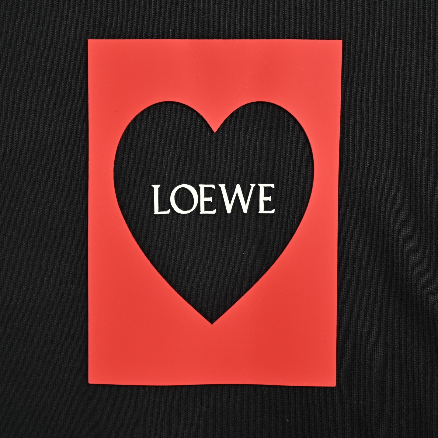 Loewe/罗意威 25ss 爱心压胶短袖