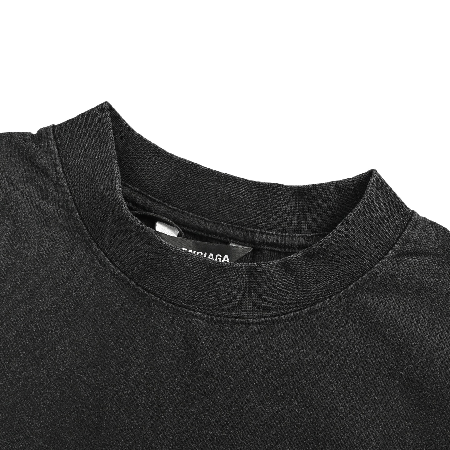 Balenciaga/巴黎世家 经典做旧锁扣水洗短袖