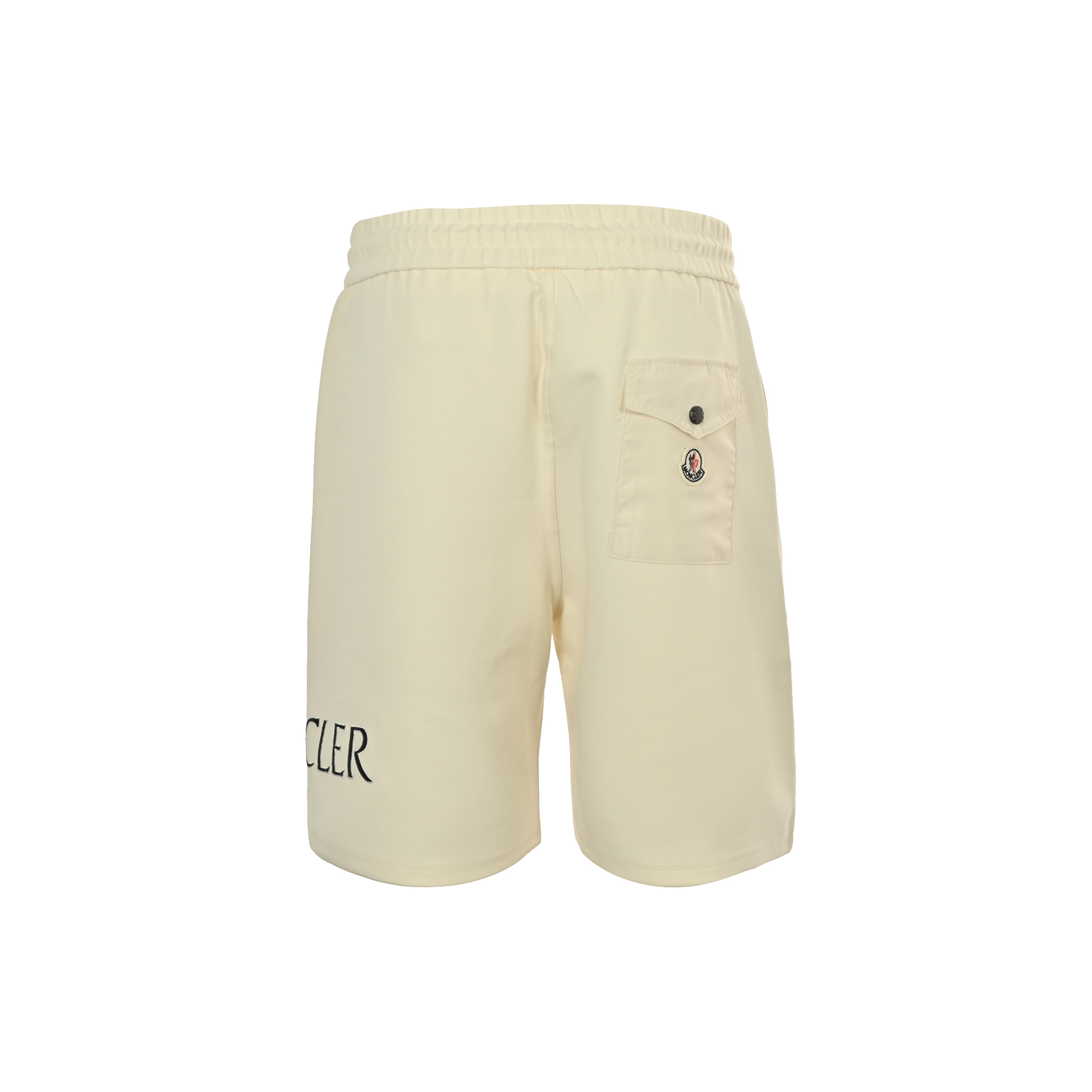 MONCLER/蒙口 25ss 侧边字母后袋刺绣徽标短裤黑色 杏色 灰色-High Quatity Cheap Brand wholesale wholesaler seller Clothes Bags handbags Sneakers Top Fashion Clothing Shoes from China Factory Chinese suppliers best Quality Beautiful Price MONCLER/蒙口 25ss 侧边字母后袋刺绣徽标短裤黑色 杏色 灰色
