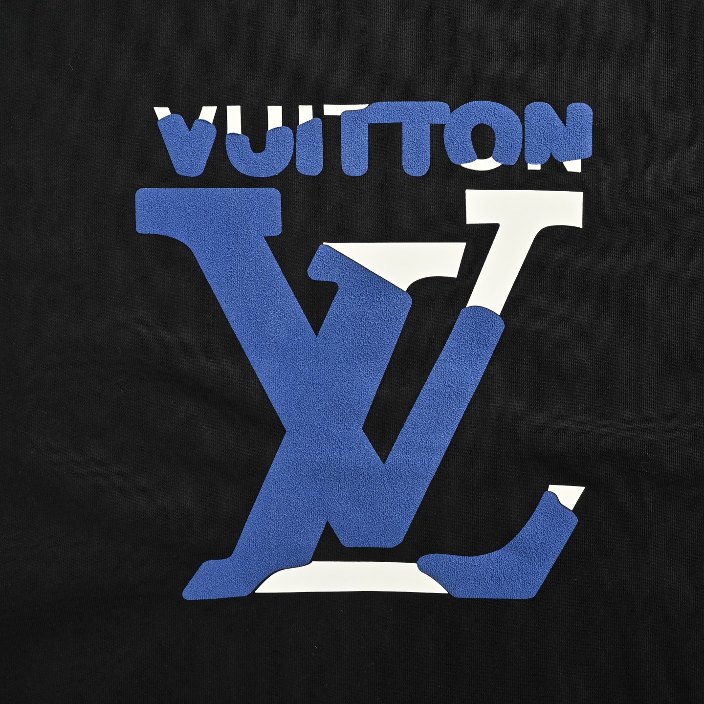 Louis Vuitton/路易威登 25ss 撞色拼接logo压胶印花短袖