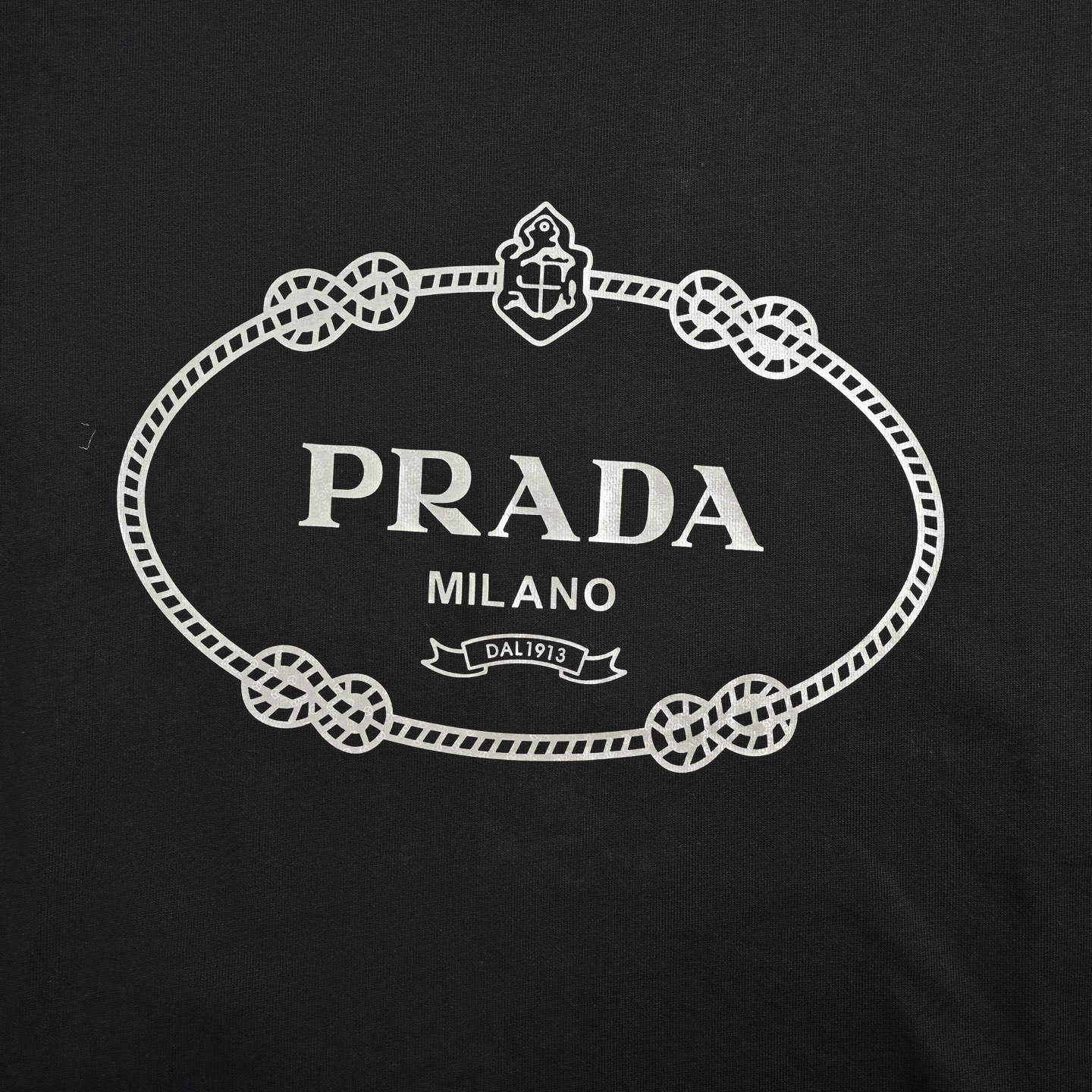 Prada/普拉达 25ss 烫银logo短袖