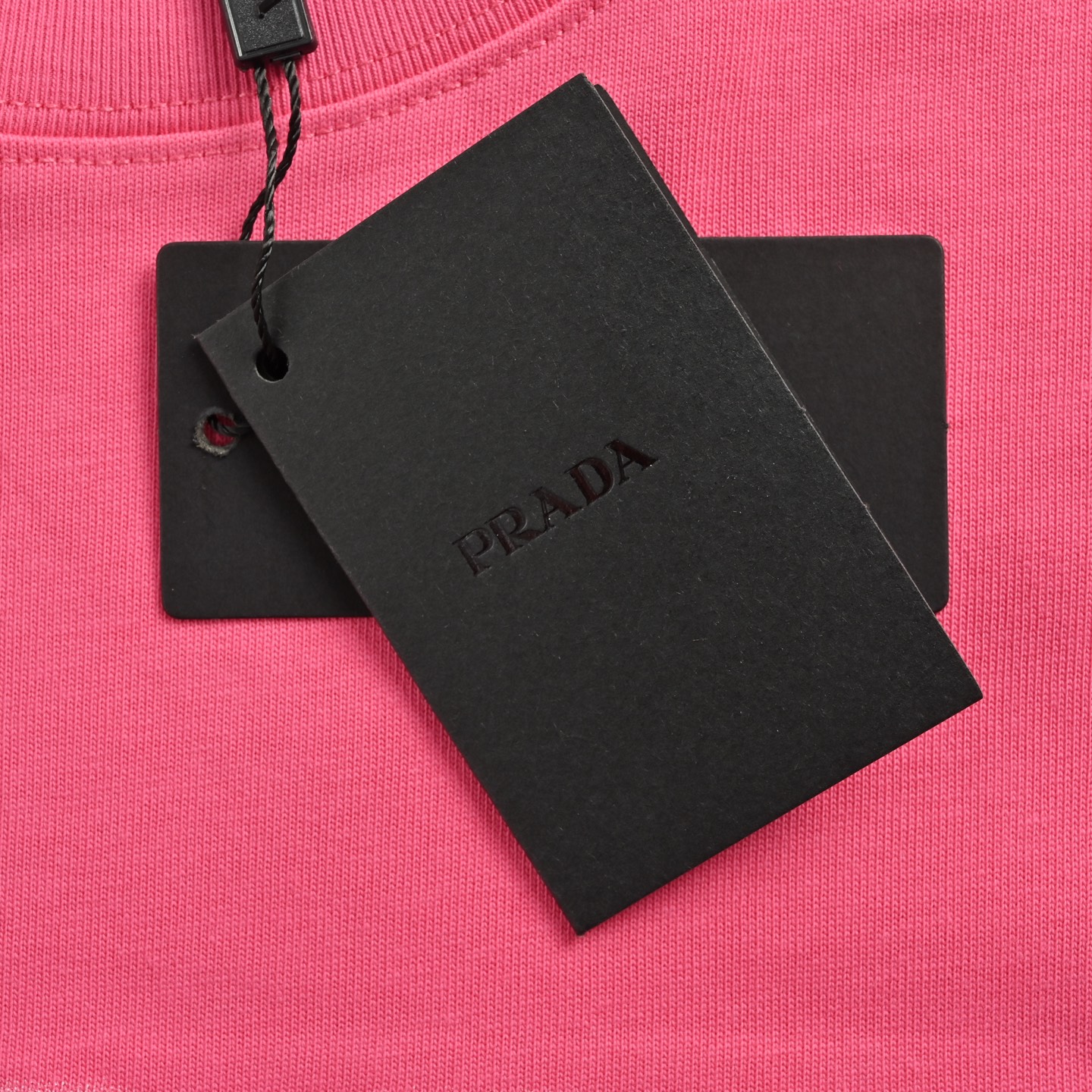 Prada/普拉达 大logo字母刺绣短袖