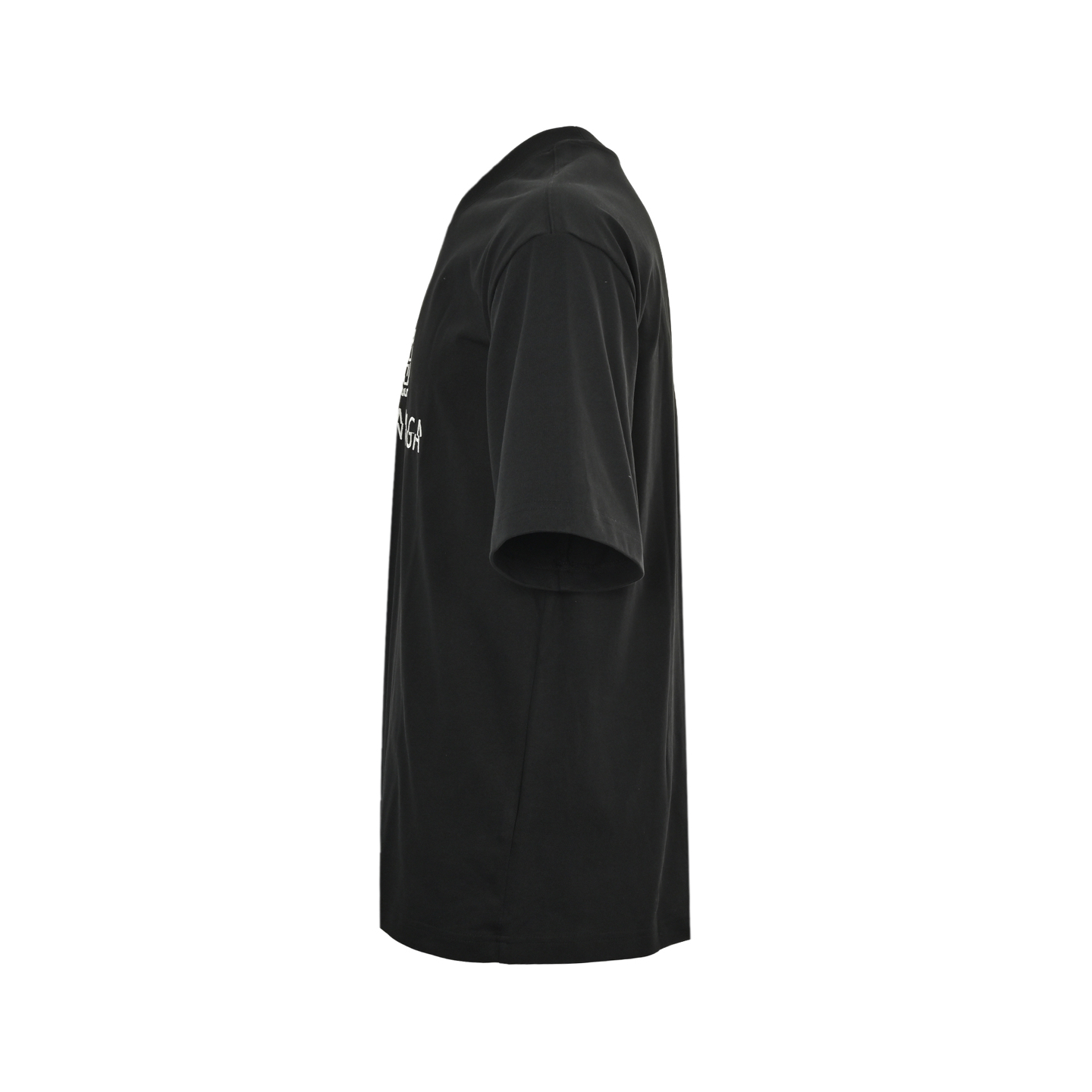 Balenciaga/巴黎世家 25ss 错位字母logo刺绣短袖 胸前是经典的logo