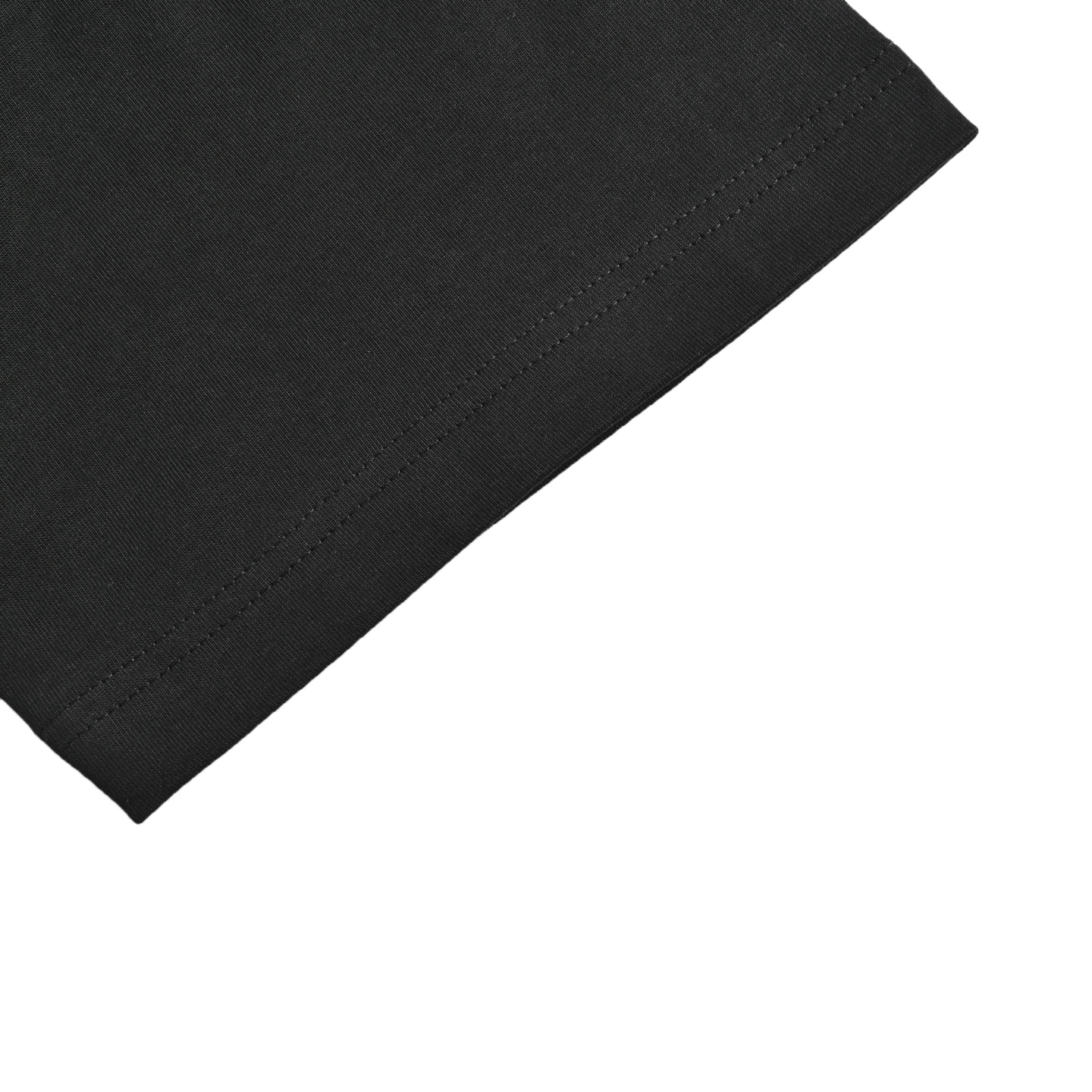 Prada/普拉达 25ss 液态银三角标logo印花短袖 黑色 白色