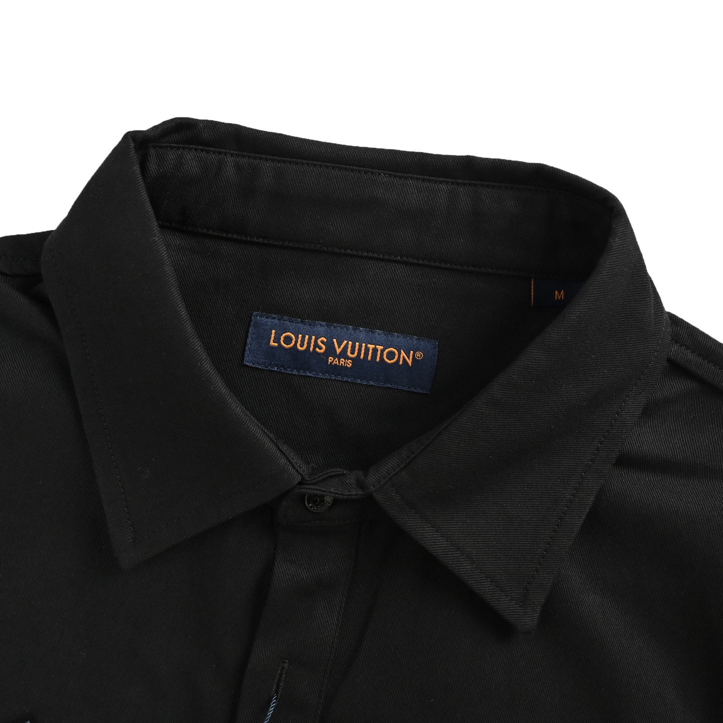 Louis Vuitton/路易威登 24ss 口袋植绒拼接短袖衬衫