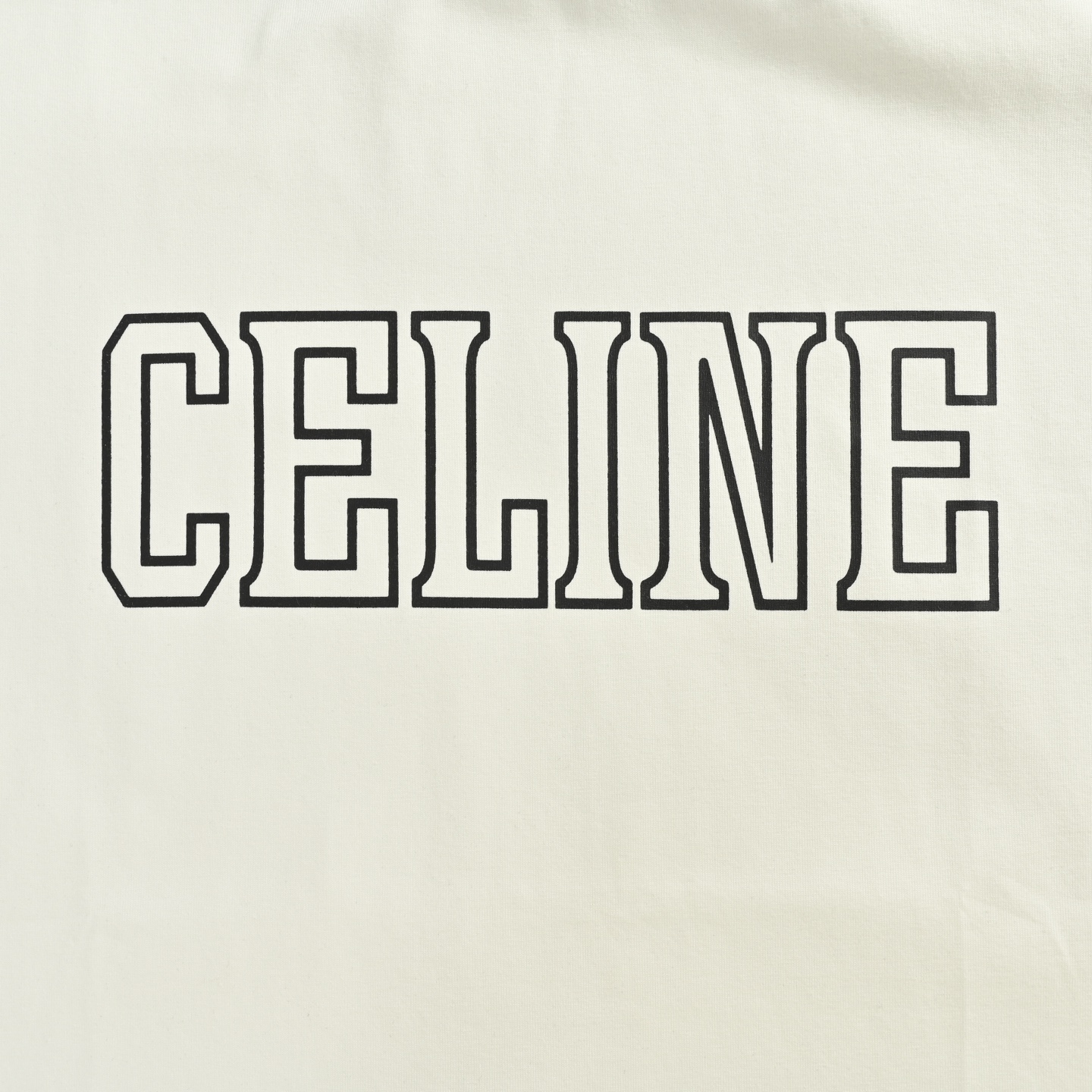Celine/赛琳 25ss 镂空字母撞色拼接短袖 三标齐全