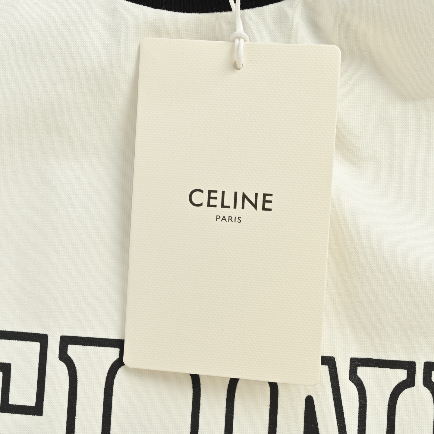 Celine/赛琳 25ss 镂空字母撞色拼接短袖 三标齐全
