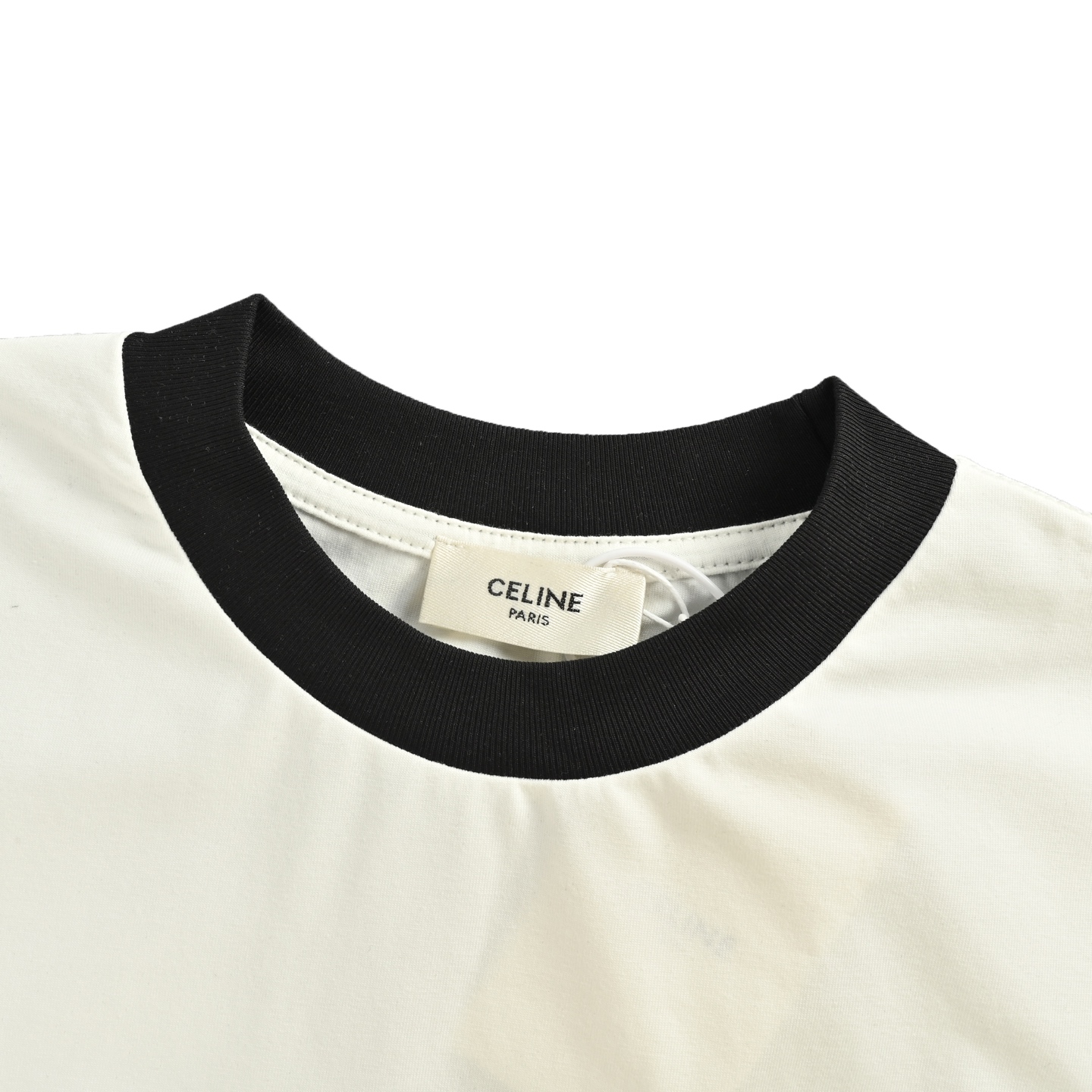 Celine/赛琳 25ss 镂空字母撞色拼接短袖 三标齐全