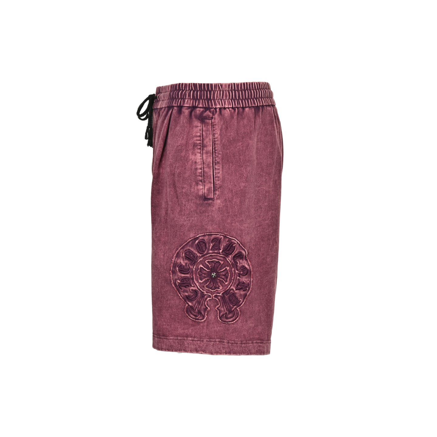 Chrome Hearts/克罗心 25ss 贴布马蹄十字咖刺绣水洗短裤-Chinese UA Cheap High Quatity Brand Clothes Bags handbags Sneakers wholesale wholesaler seller from China Factory suppliers Fashion Clothing Shoes best Quality Beautiful Price Chrome Hearts/克罗心 25ss 贴布马蹄十字咖刺绣水洗短裤