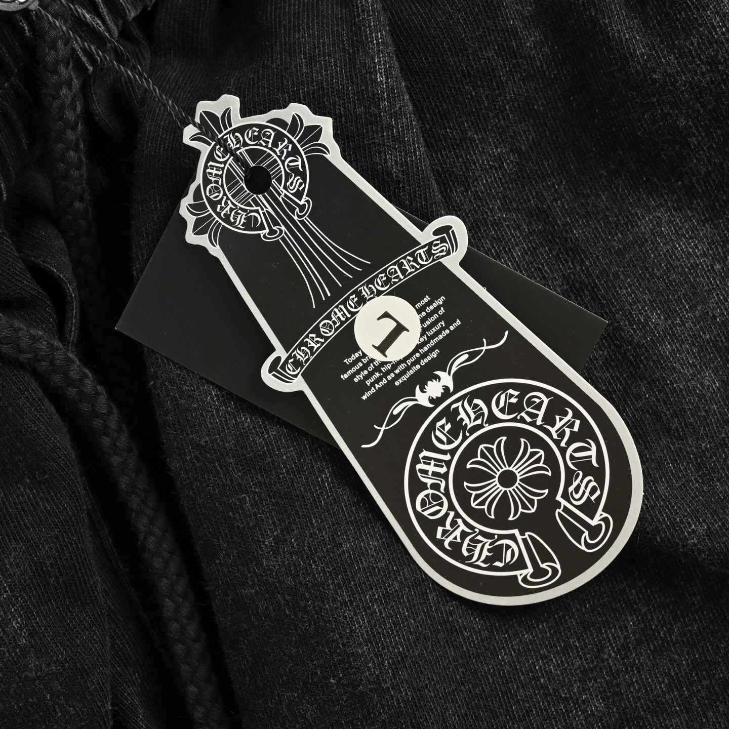 Chrome Hearts/克罗心 25ss 贴布马蹄十字咖刺绣水洗短裤