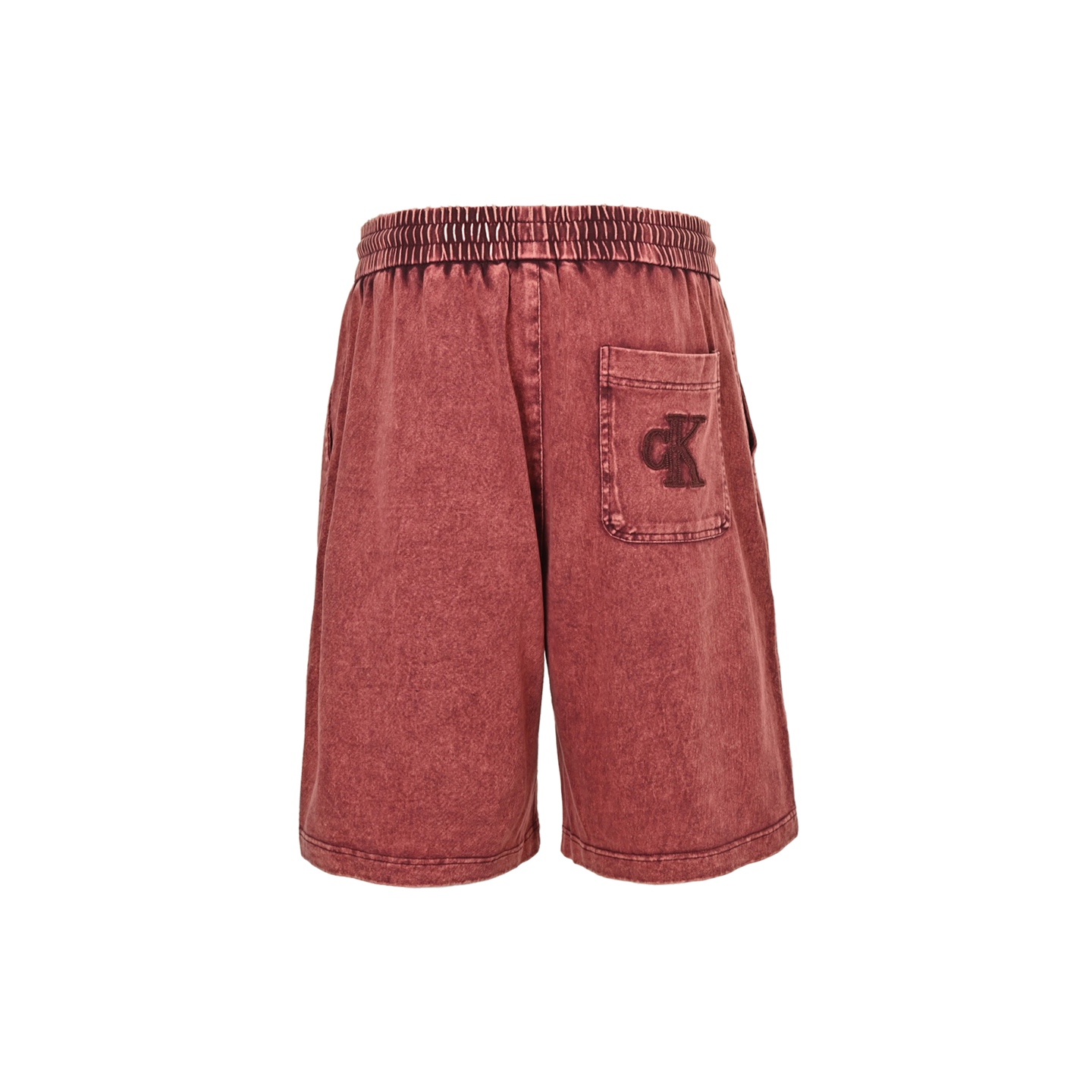 Calvin Klein/CK 25ss 刺绣大字母logo水洗短裤
