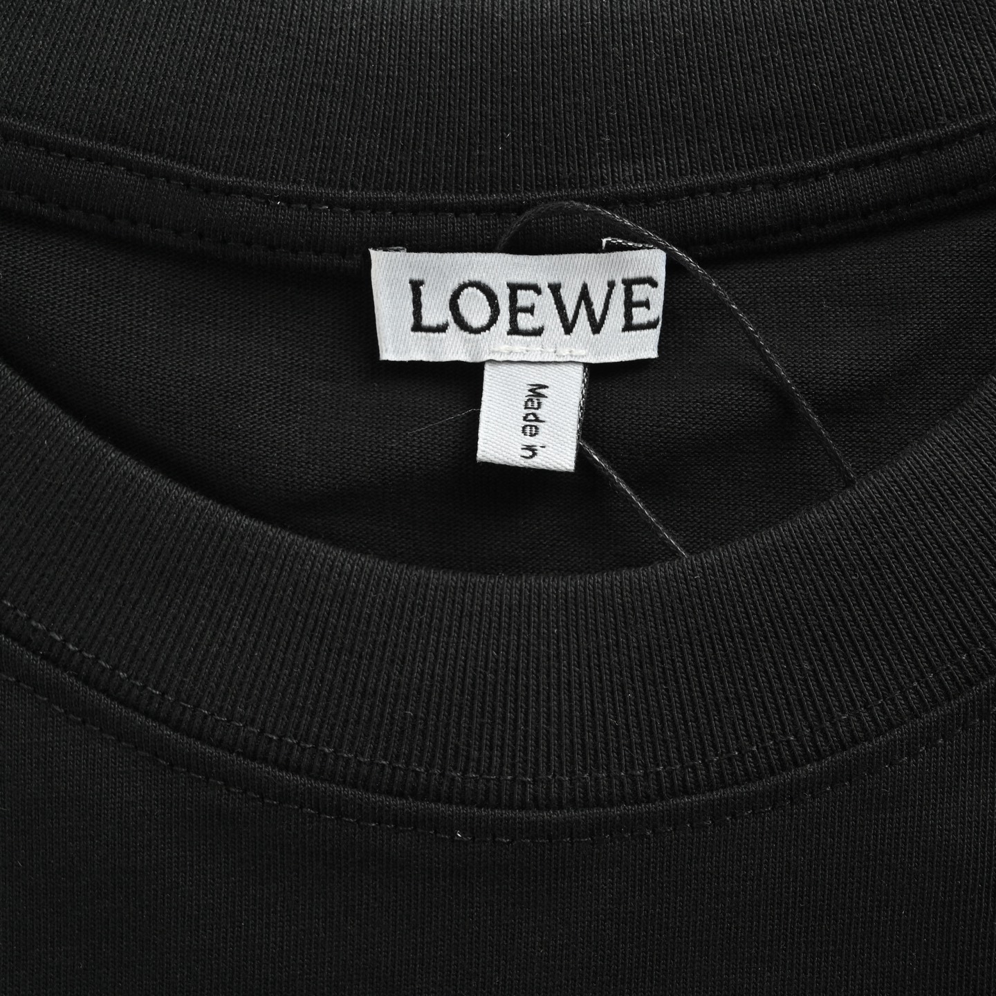 Loewe/罗意威 25ss 绒面发泡印花logo短袖