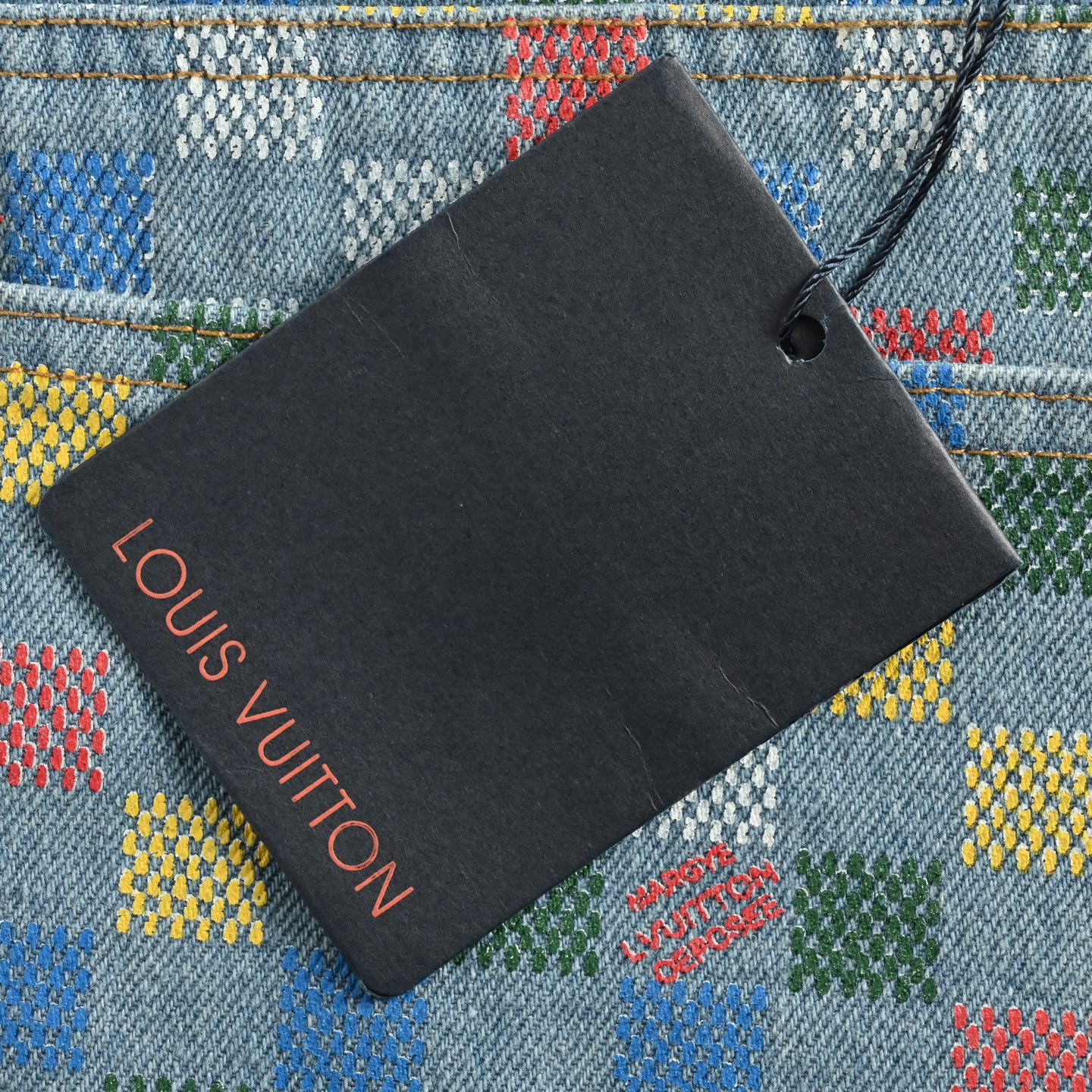 Louis Vuitton/路易威登 彩色棋盘格牛仔套装短裤
