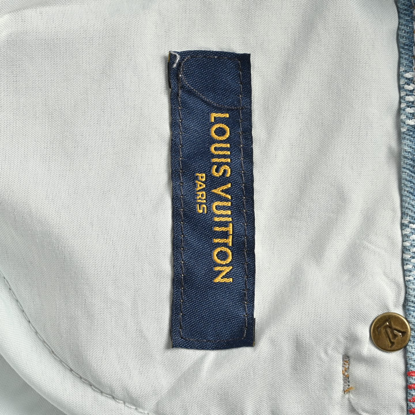 Louis Vuitton/路易威登 彩色棋盘格牛仔套装短裤