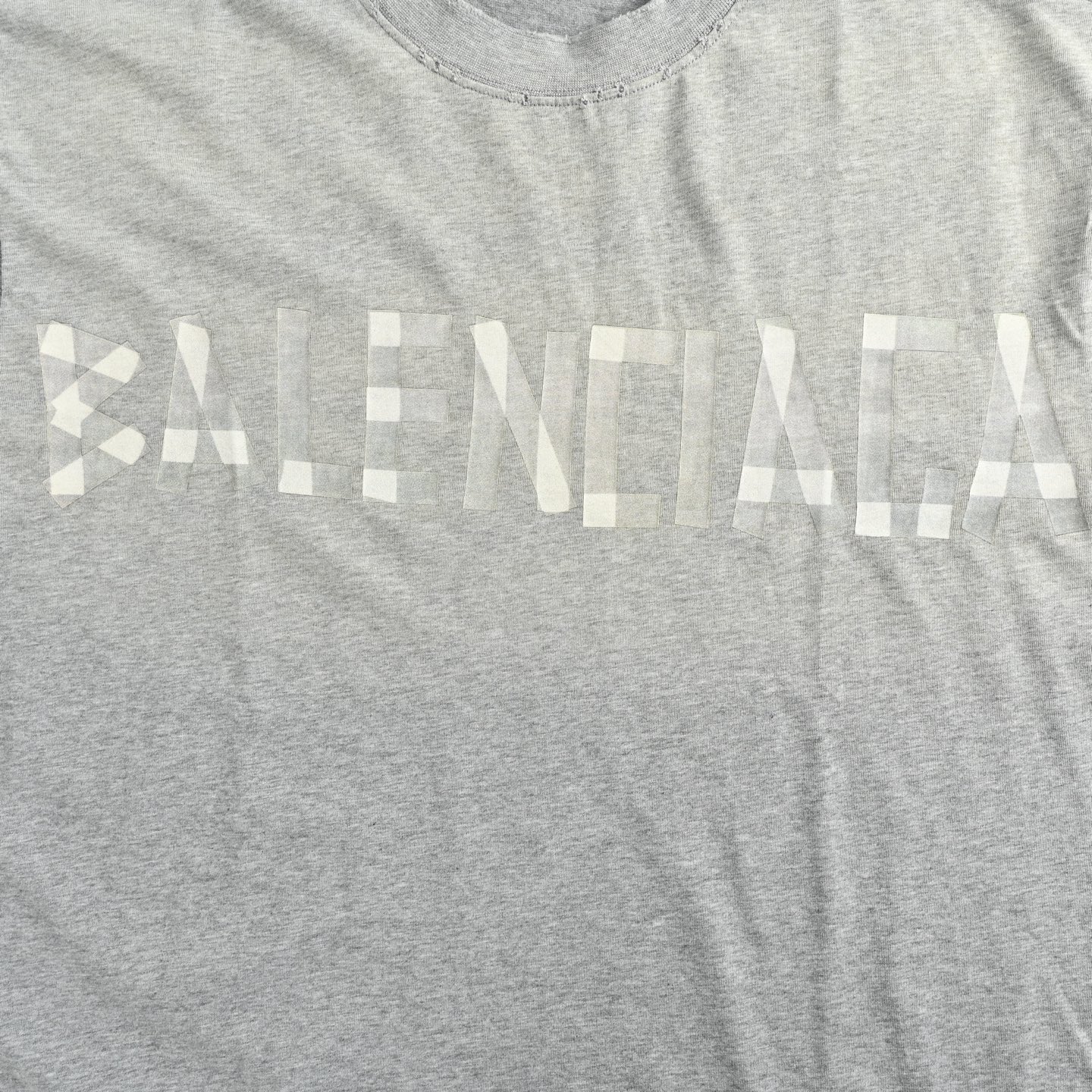 Balenciaga/巴黎世家 25ss 美纹纸胶带印花短袖