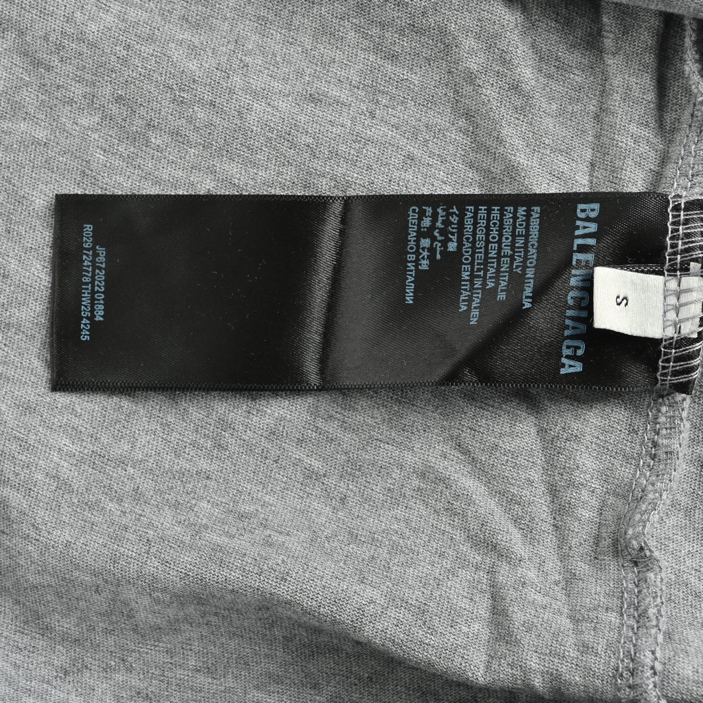 Balenciaga/巴黎世家 25ss 美纹纸胶带印花短袖
